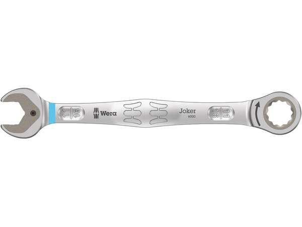 Wera 073286 Ráčnový očkoplochý klíč 11/16" 6000 Joker, palcový
