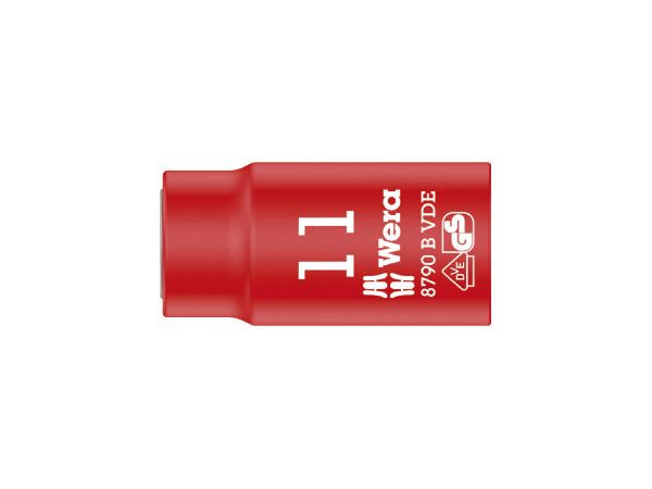 Levně Wera 004955 Nástrčná hlavice 3/8" 6hran 11 mm typ 8790 B Zyklop VDE