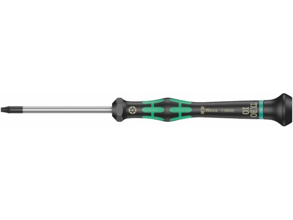 Levně Wera 118050 Šroubovák TORX TX 10 BOx60 mm k použití v elektronice Kraftform Micro typ 2067