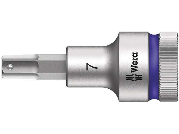 Levně Wera 003823 Zástrčná bitová hlavice Zyklop 1/2" 6hran 7 mm 8740 C HF s přidržovací funkcí