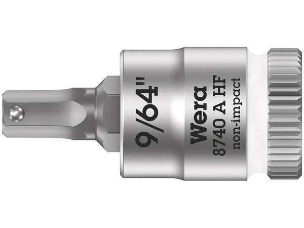 Levně Wera 003384 Zástrčná bitová hlavice Zyklop 1/4" 6hran 9/64" typ 8740 A HF s přidržovací fu