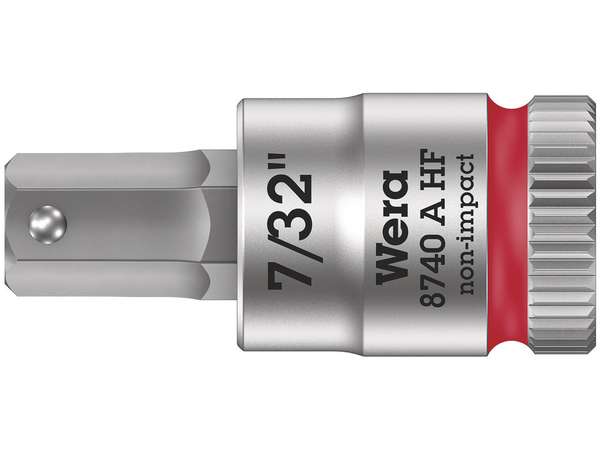 Levně Wera 003387 Zástrčná bitová hlavice Zyklop 1/4" 6hran 7/32" typ 8740 A HF s přidržovací fu
