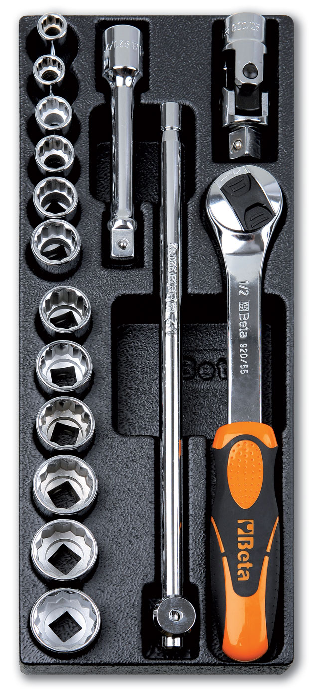 Levně Beta tools SADA NÁŘADÍ 16KS V PLASTOVÉ PODESTĚ, 2424/T102