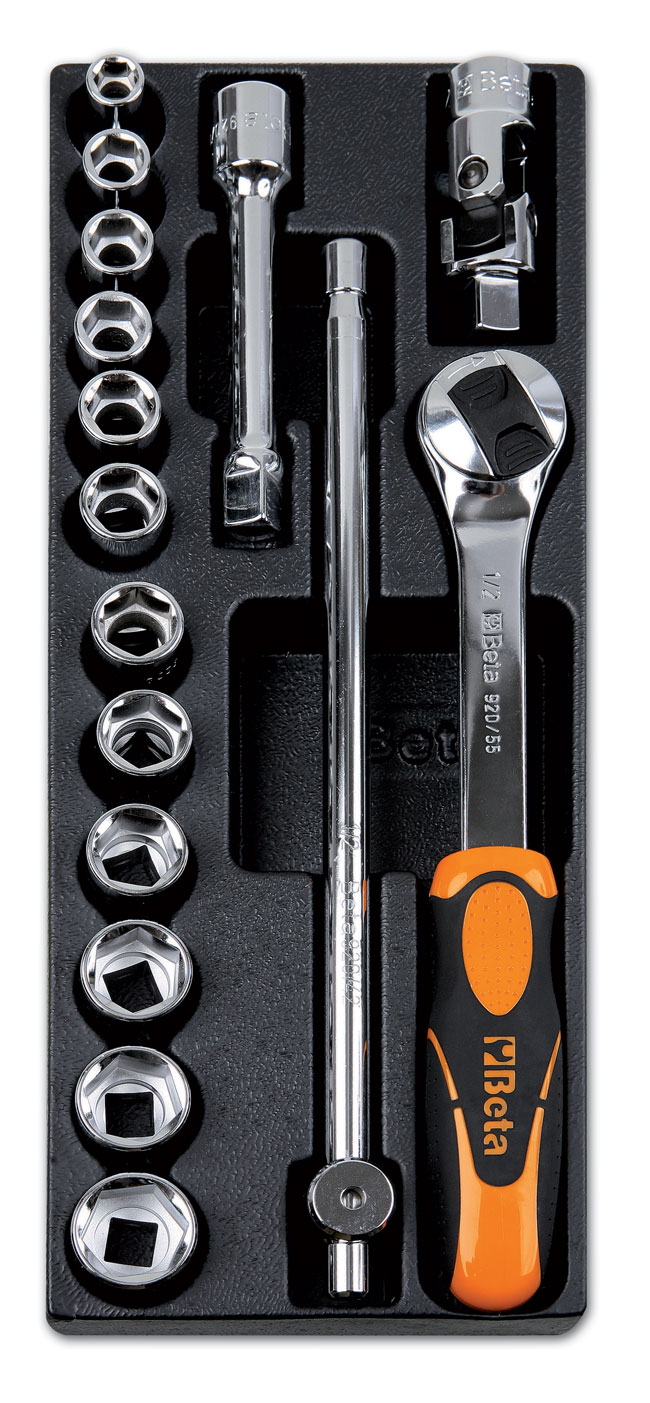 Levně Beta tools SADA NÁŘADÍ 16KS V PLASTOVÉ PODESTĚ, 2424/T100