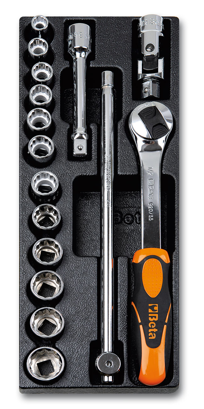Levně Beta tools SADA NÁŘADÍ 16KS V PLASTOVÉ PODESTĚ, 2424/T101