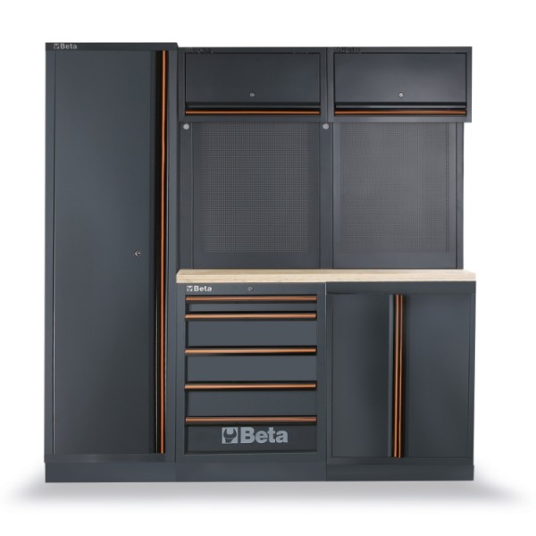 Sestava dílenského nábytku C45PRO BW - Beta Tools