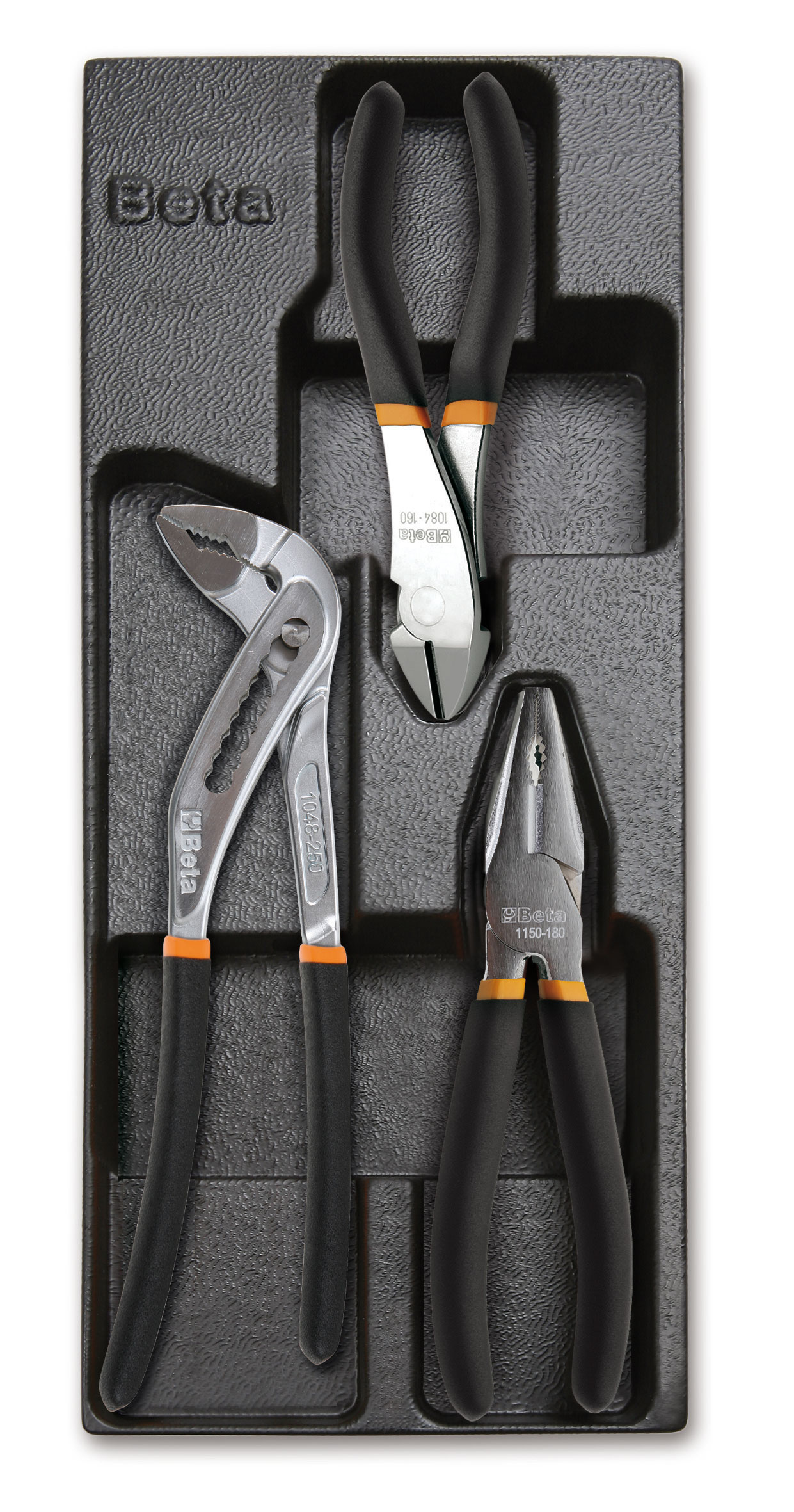 Levně Beta tools SADA 3 KLEŠTÍ V PLASTOVÉ PODESTĚ, 2424/T156