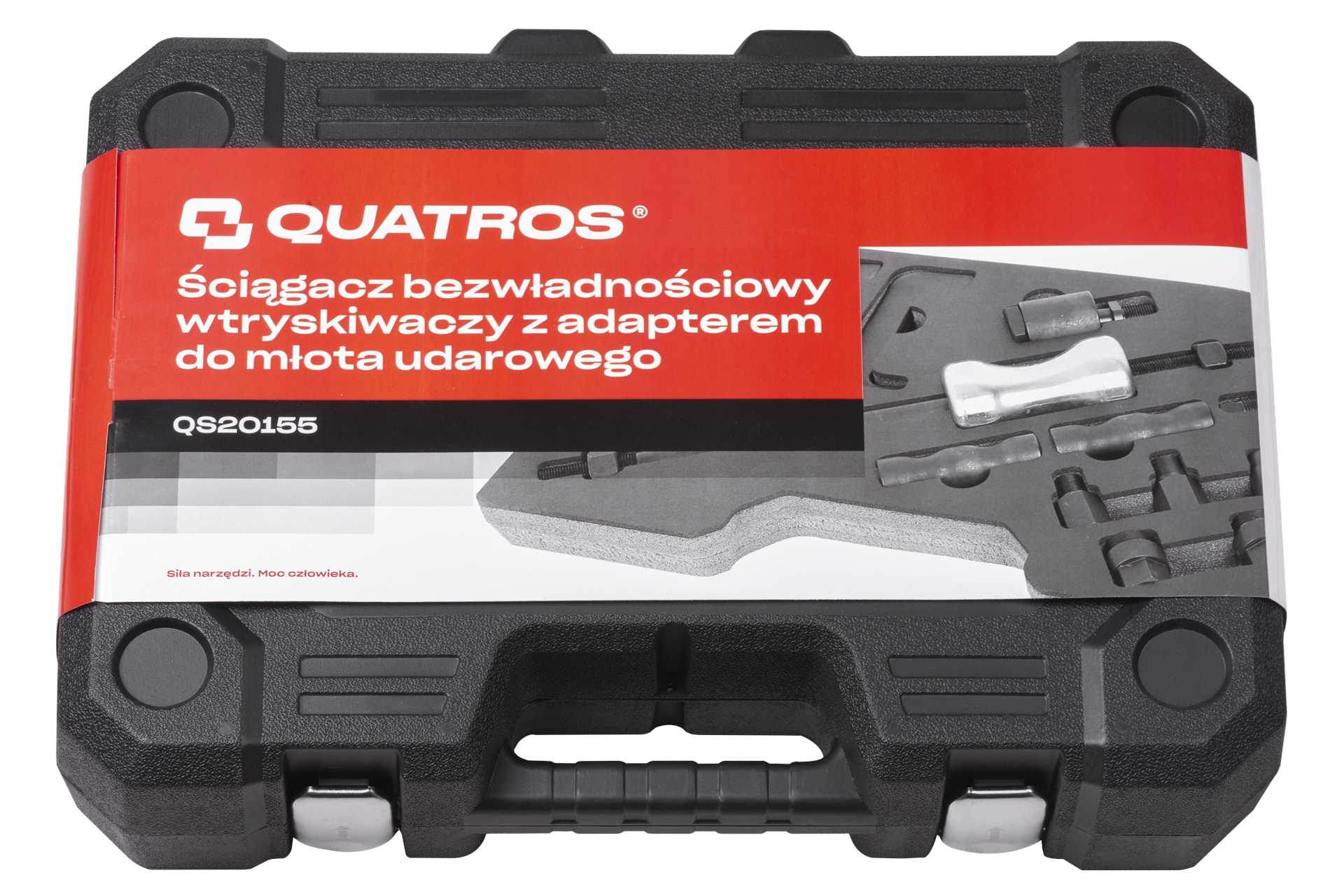 QUATROS QS20155 Sada nástrojů pro demontáž vstřikovačů pro použití se rázovým kladivem