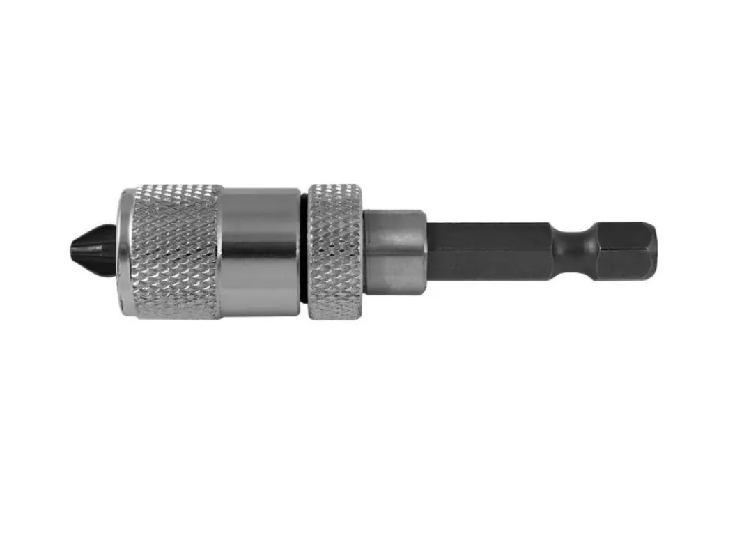 4CZech Držák bitů a vrutů magnetický nastavitelný pro sádrokarton 1/4" x 65 mm