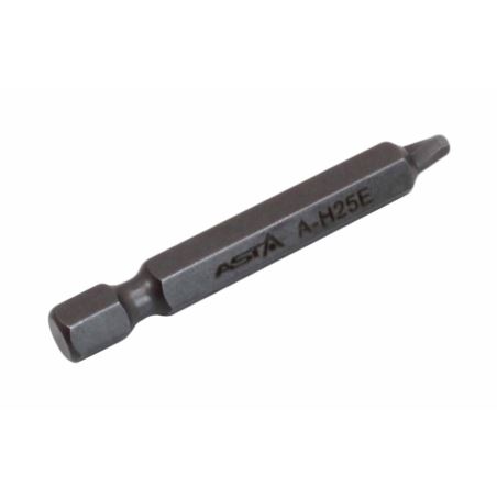Šestihranný bit 1/4"x27;"x27; (6,35 mm), délka 50 mm, šestihranná hlava 2,5 mm