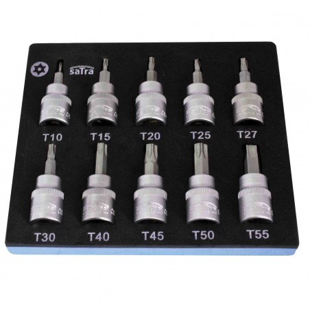 SATRA S-H138WT TORX KLÍČE S NÁBOJEM 3/8” – 10 KS