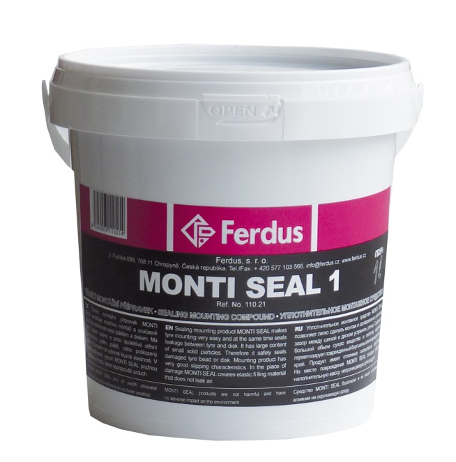 Těsnicí montážní přípravek MONTI SEAL, černý, různé objemy - Ferdus