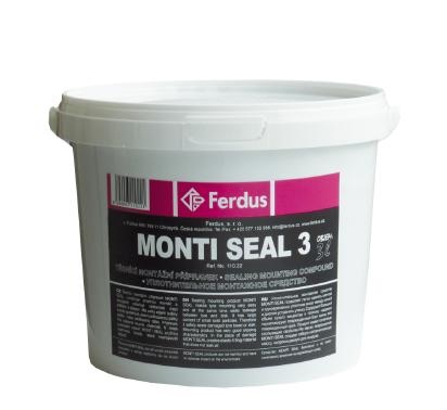 Tesniaci montážny prípravok MONTI SEAL, čierny, rôzne objemy - Ferdus