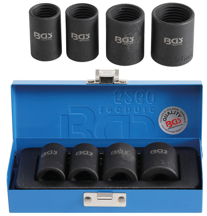 BGS technic hlavice nástrčné speciální 1/2", sada 4 díly (BGS105260)