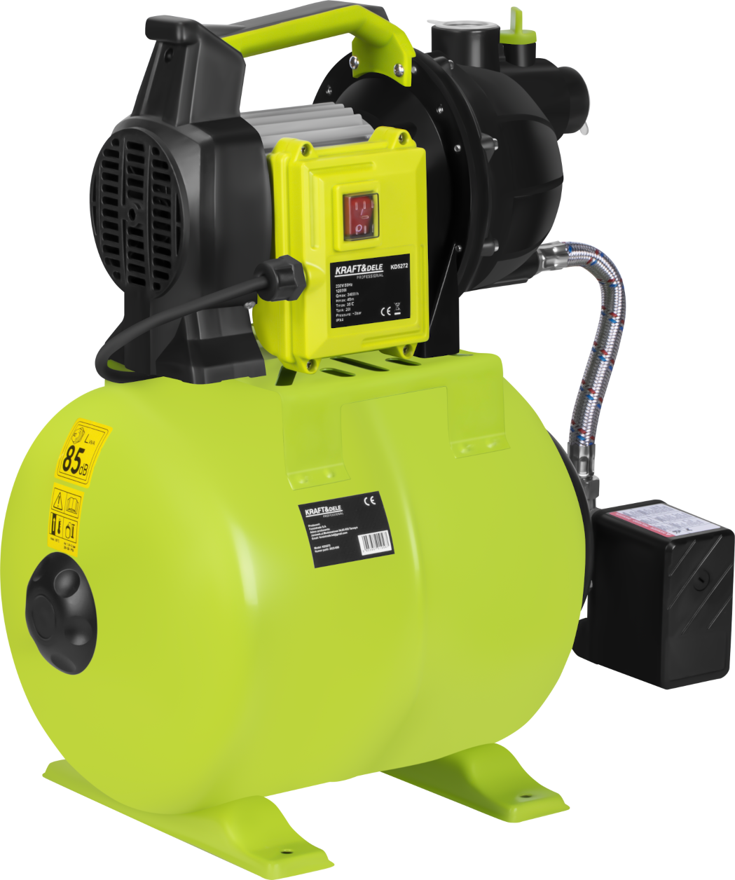 Tlakové vodní čerpadlo 20 l, 1200 W, 3400 l/h KD5272