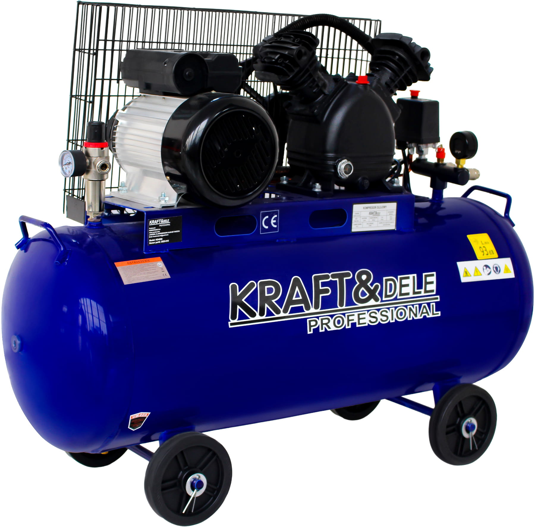 Olejový kompresor 100 l, 2800 W, 480 l/min KD4058