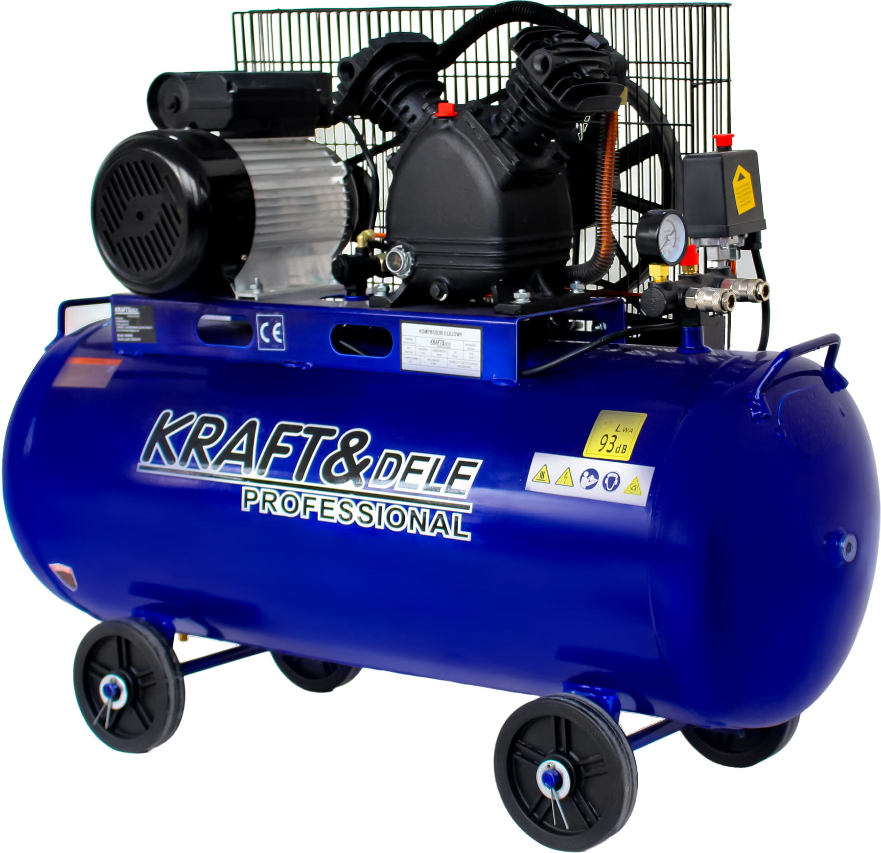 Olejový kompresor 100 l, 2800 W, 480 l/min KD4058