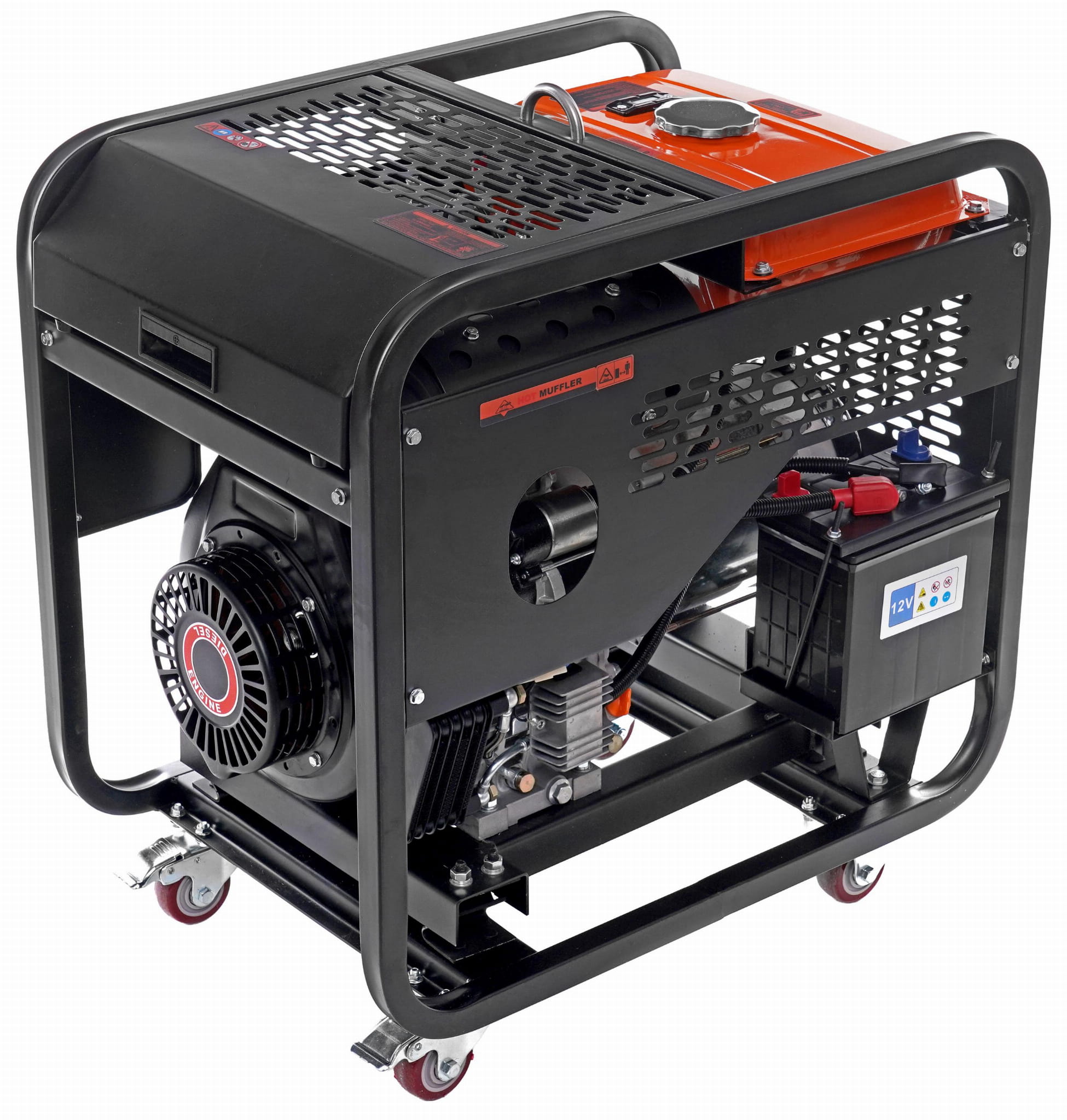 Jednofázový generátor 230 V, 9000 W KD169