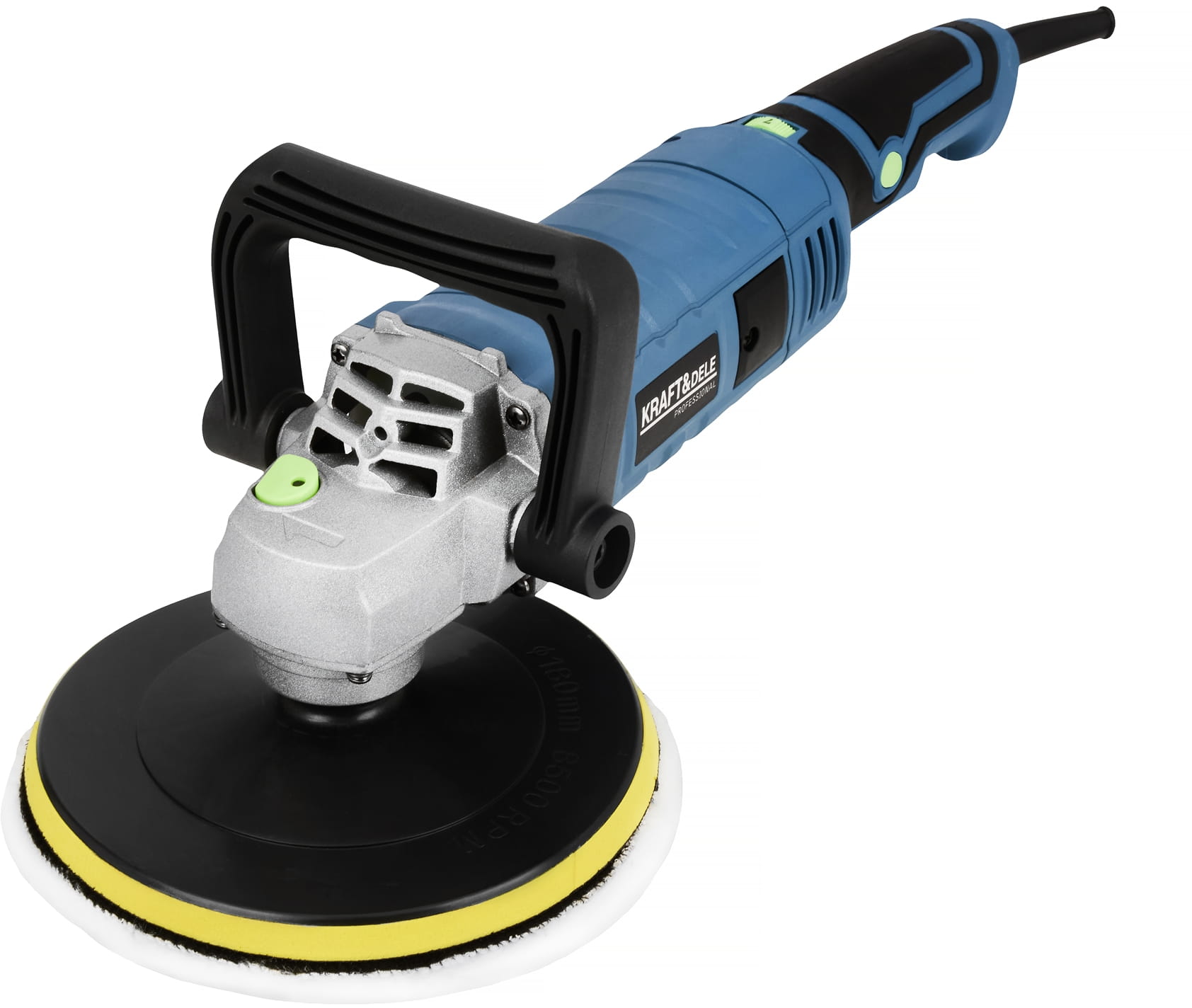Elektrická leštička 2650 W, 180 mm, 800–3300 ot./min., sada XXL KD3079