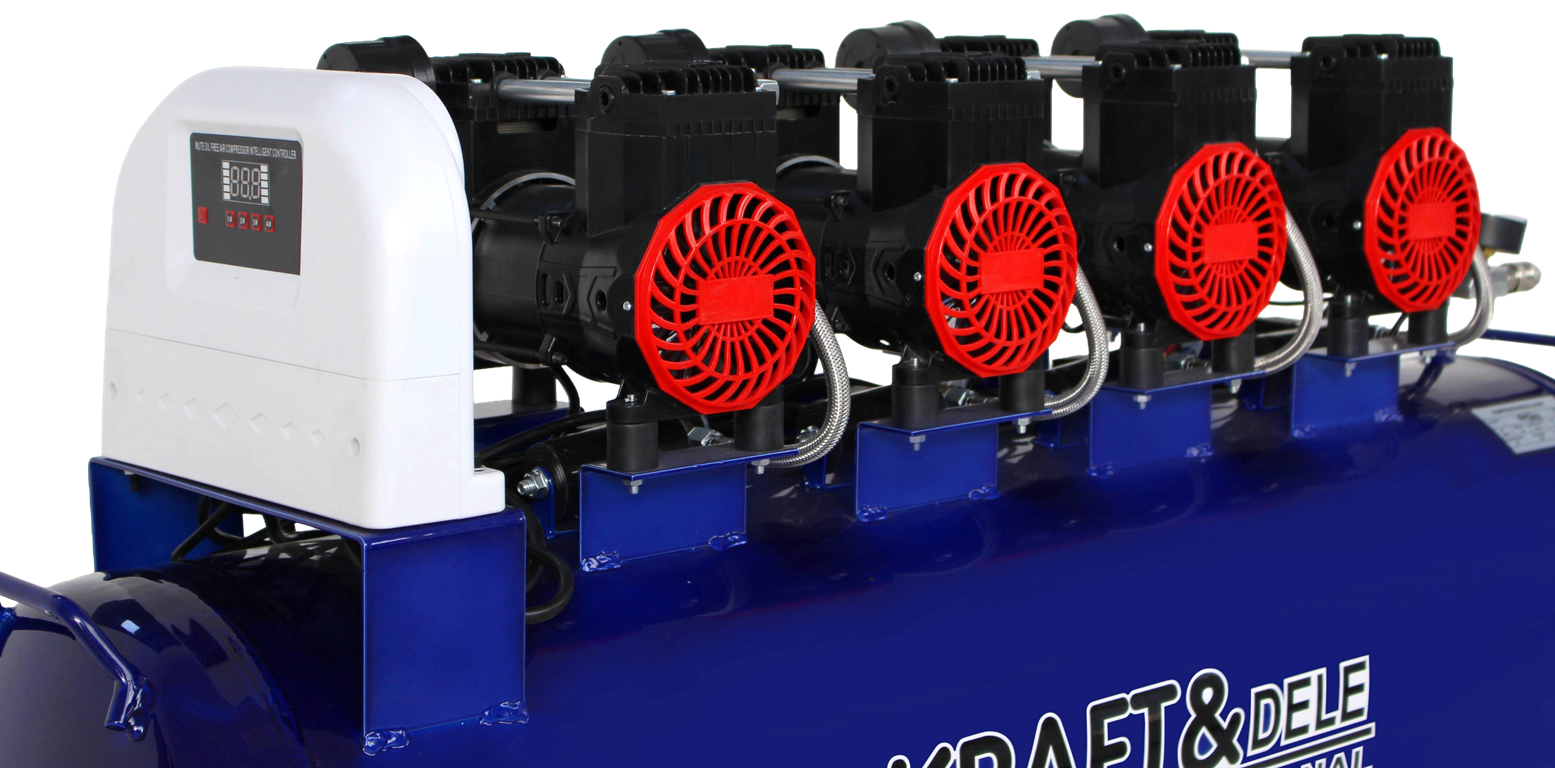 Bezolejový kompresor 120 l, 7000 W, 910 l/min KD4095