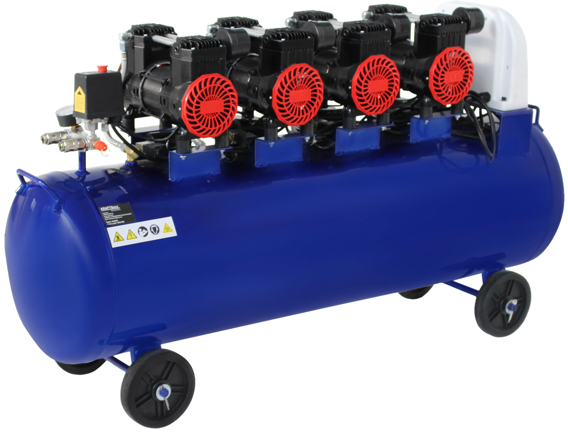 Bezolejový kompresor 120 l, 7000 W, 910 l/min KD4095