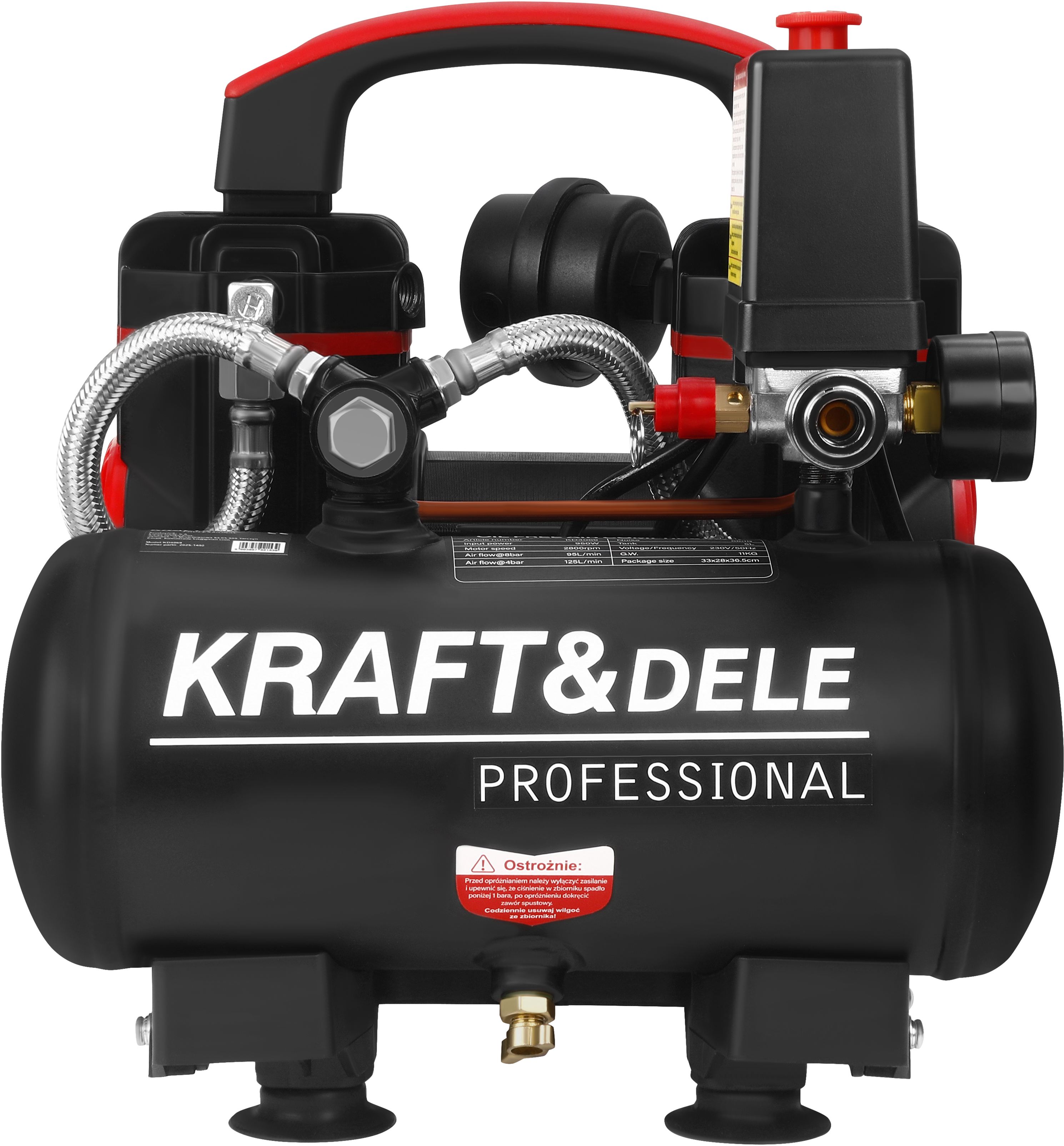 Bezolejový kompresor 950 W, 5 l KD4069