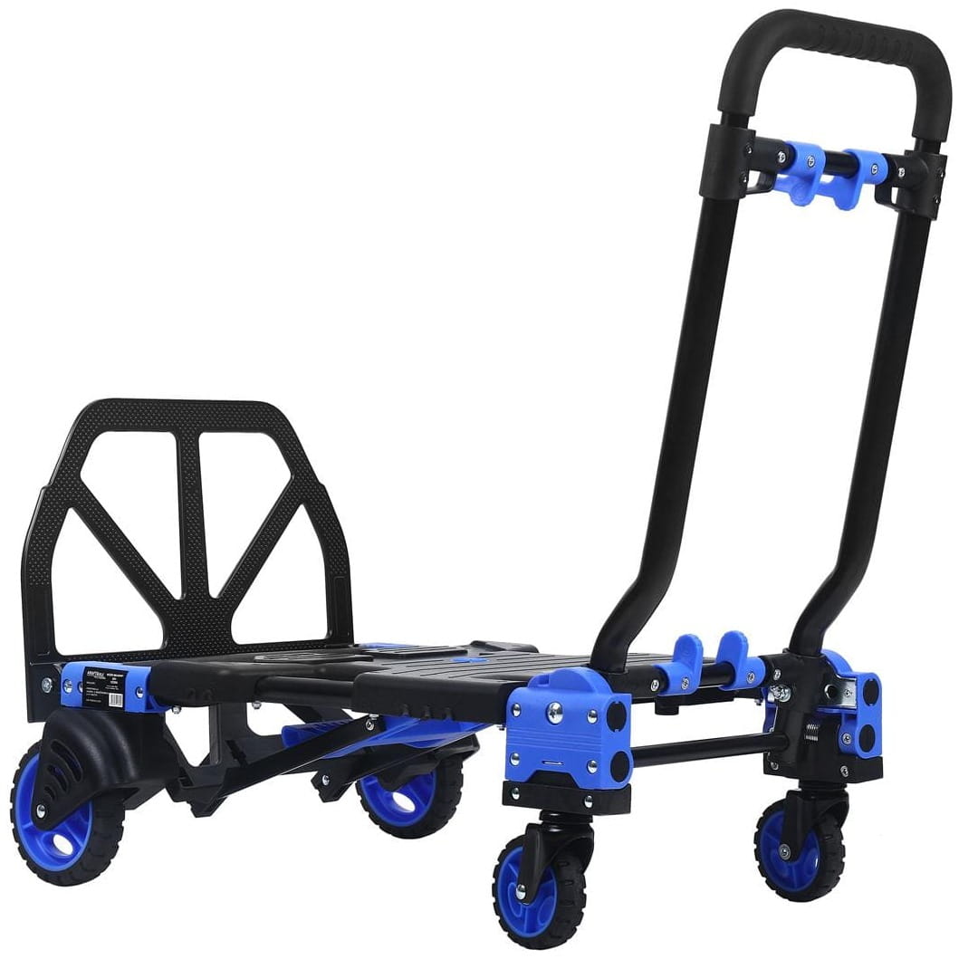 Skládací přepravní a skladový vozík 2 v 1, nosnost 150 kg KD3094