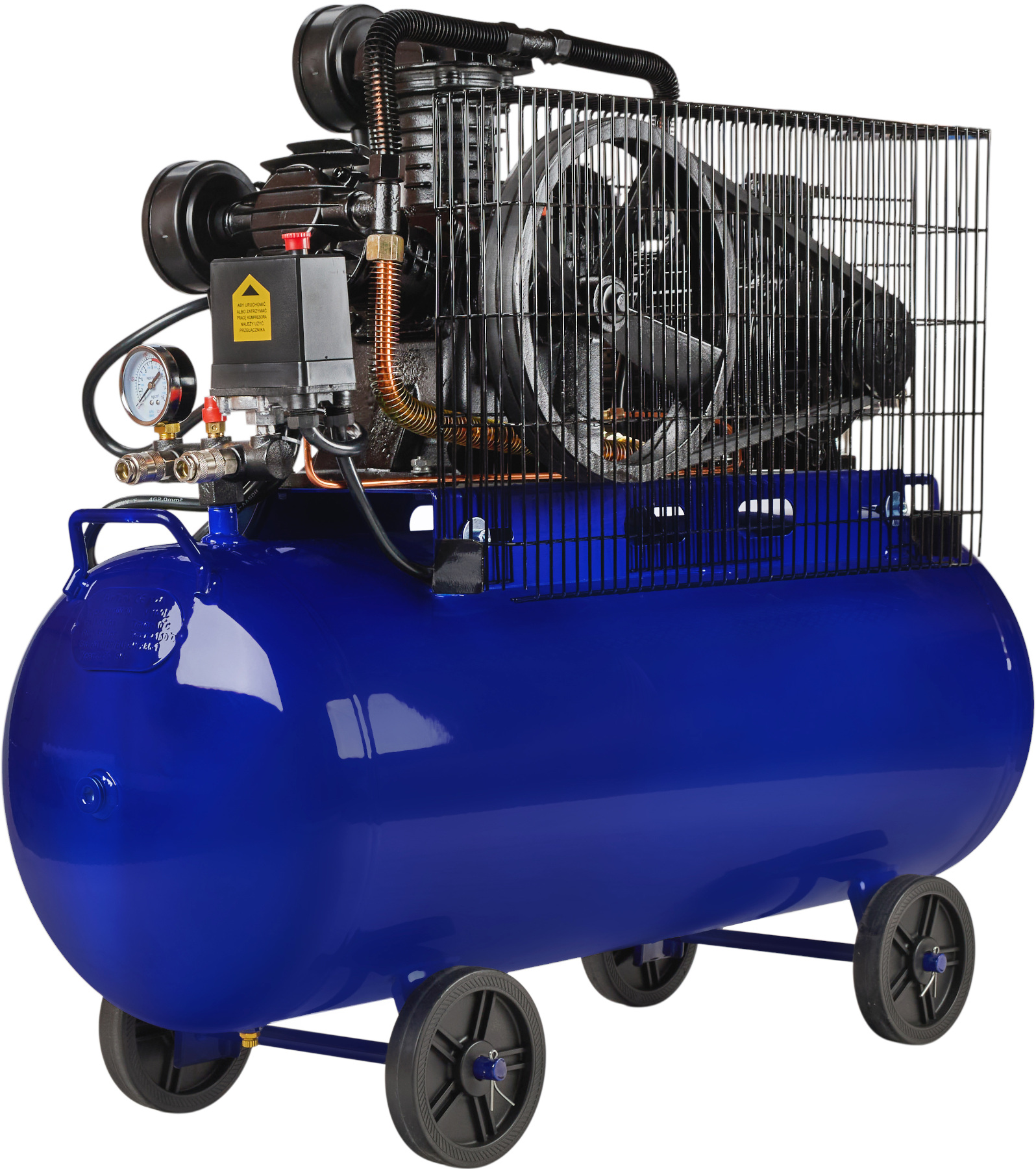 Olejový kompresor 100 l, 4100 W, 650 l/min KD4066