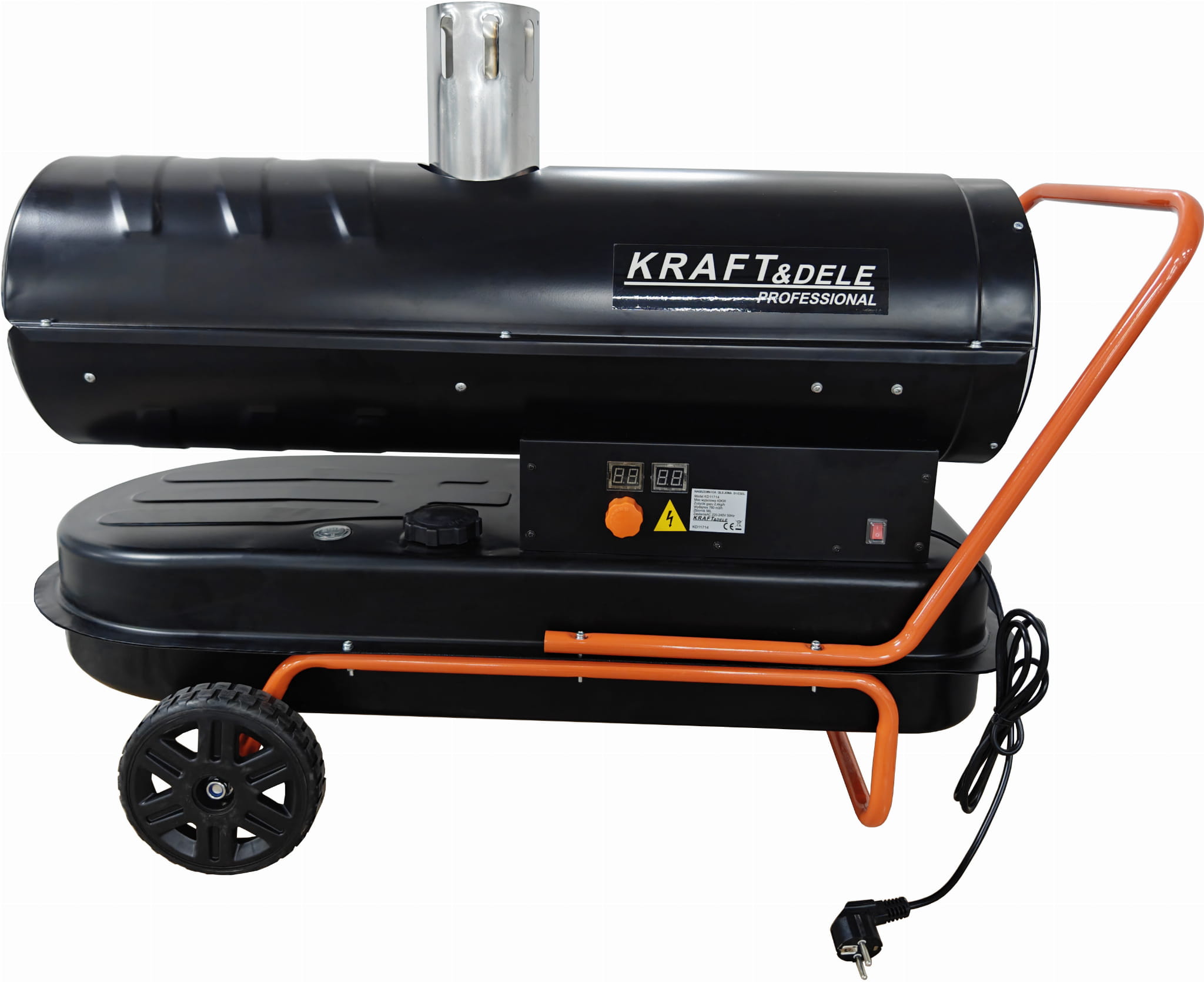 Olejový ohřívač 40 kW s odvodem spalin KD11714
