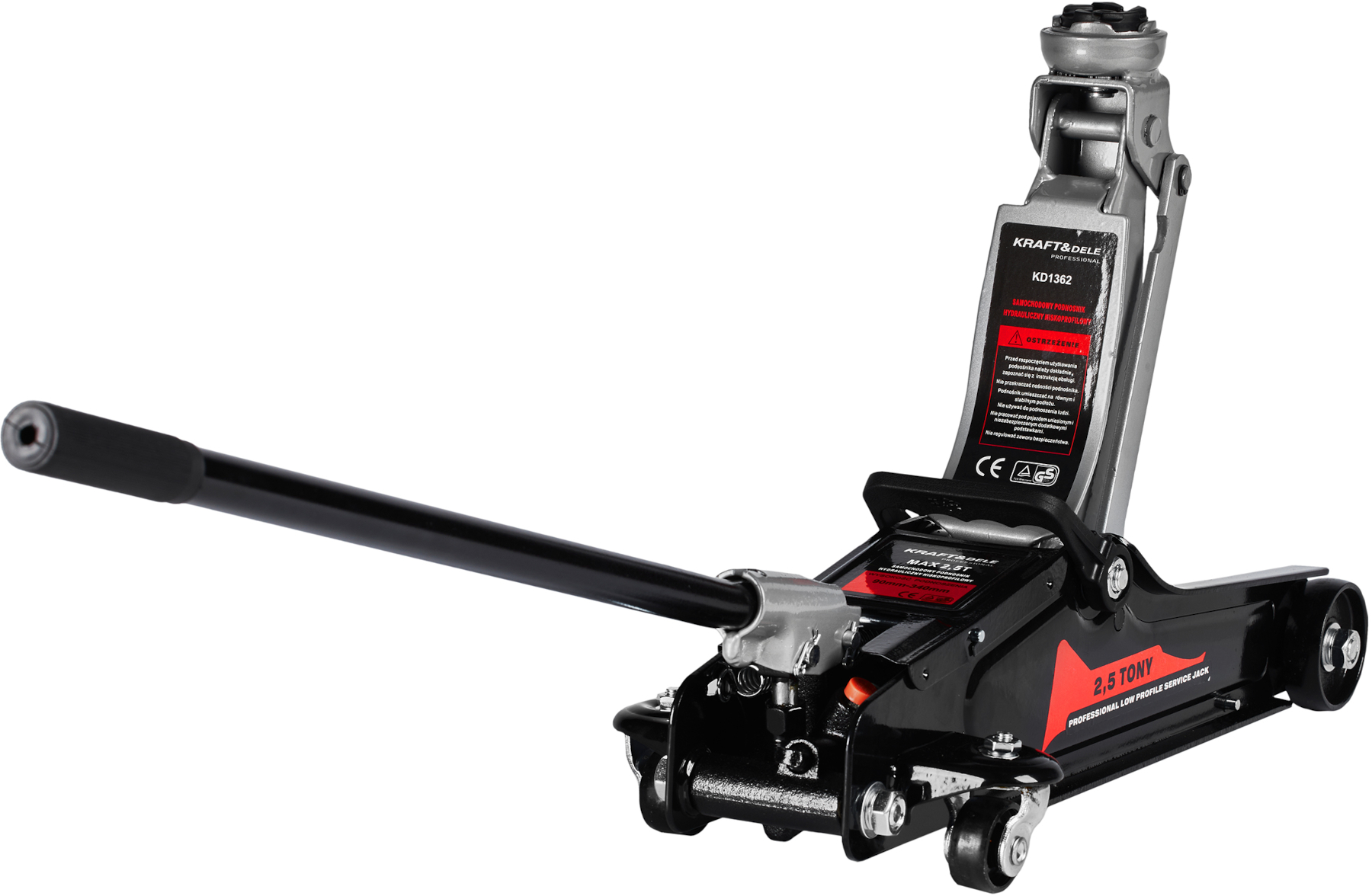 Nízkoprofilový hydraulický zvedák 2,5 t KD1362
