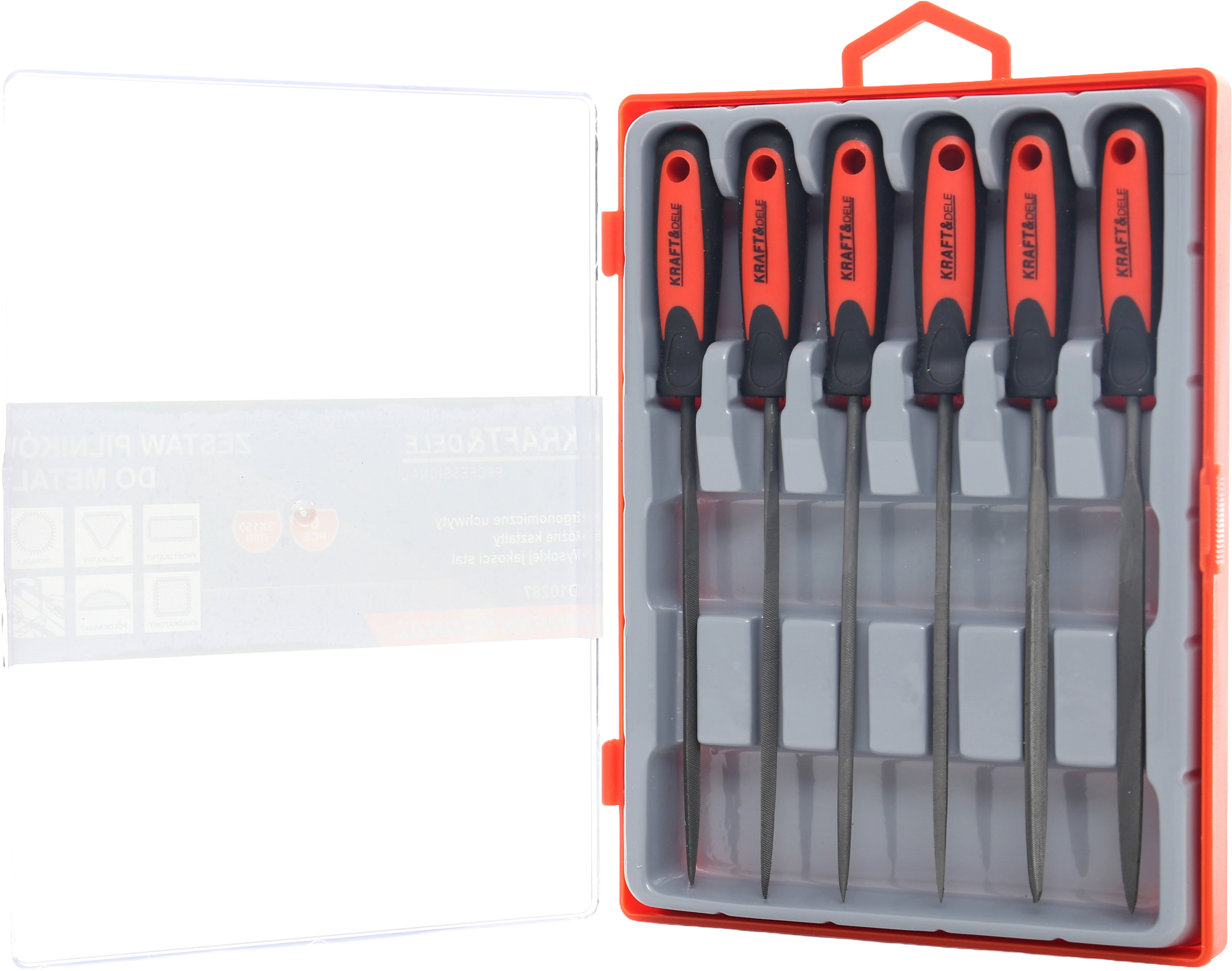Sada pilníků na kov, 6 ks KD10287