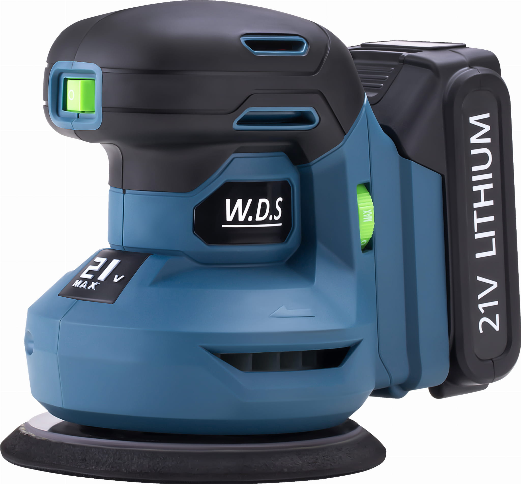 Excentrická bruska 21 V, 3,0 Ah, 3 Ah, 125 mm WDS2525