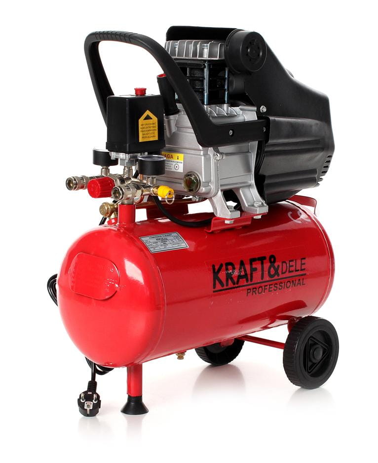 Olejový kompresor 24 l KD400 + sada 8 v 1 KD400-K3