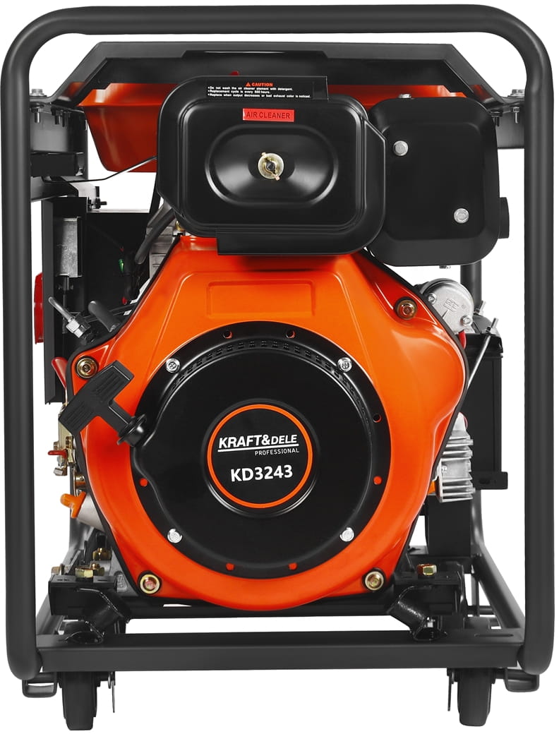 Dieselový generátor 7 kW, 16 kW, 230 V/400 V, 16 HP KD3243