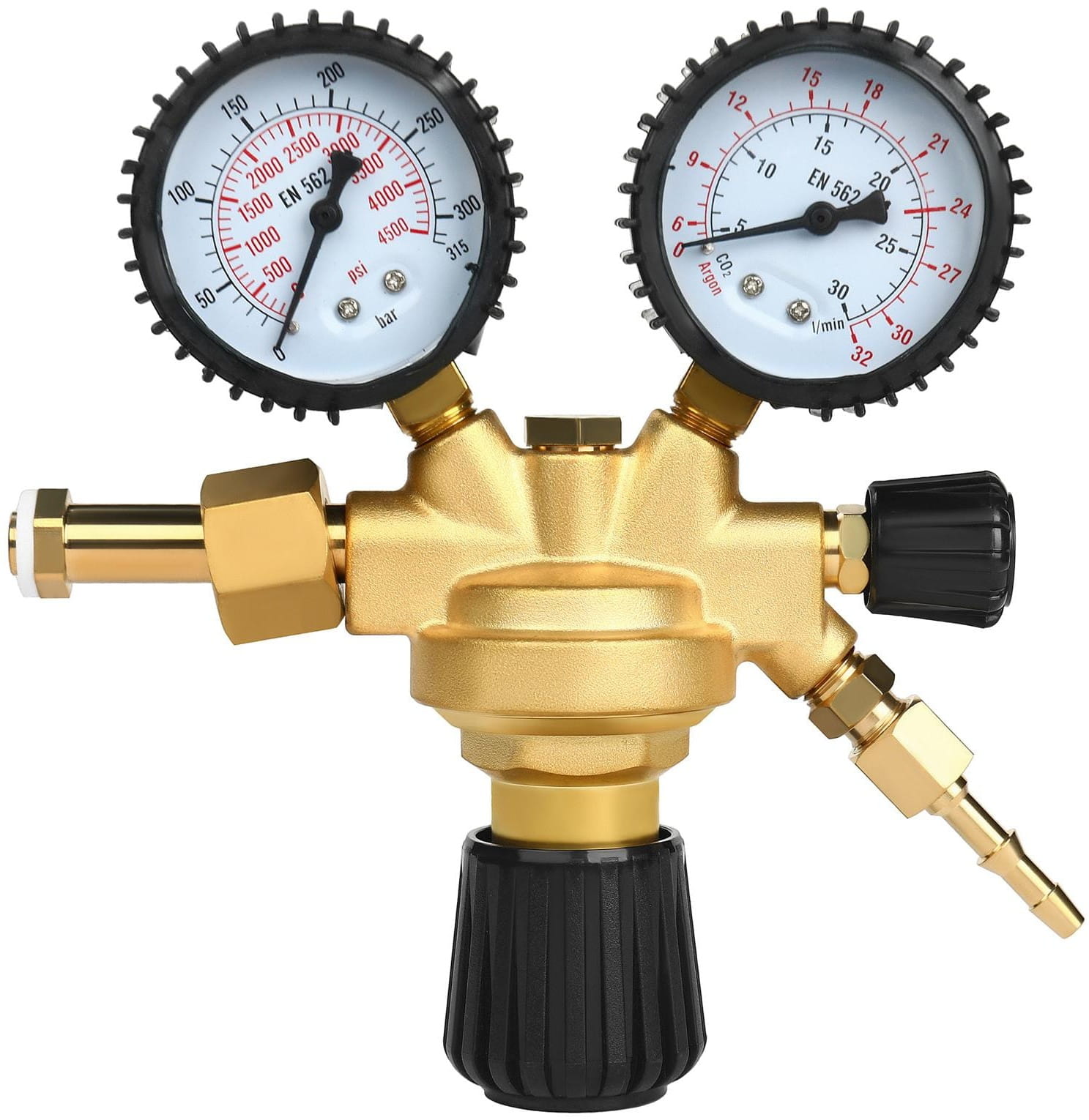 Redukční ventil Ar/CO2 pro plynovou láhev KD1822