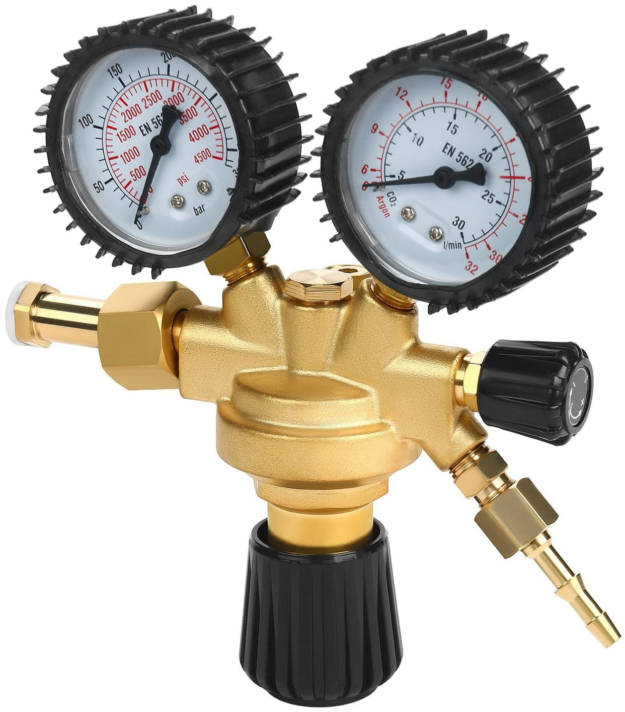 Redukční ventil Ar/CO2 pro plynovou láhev KD1822