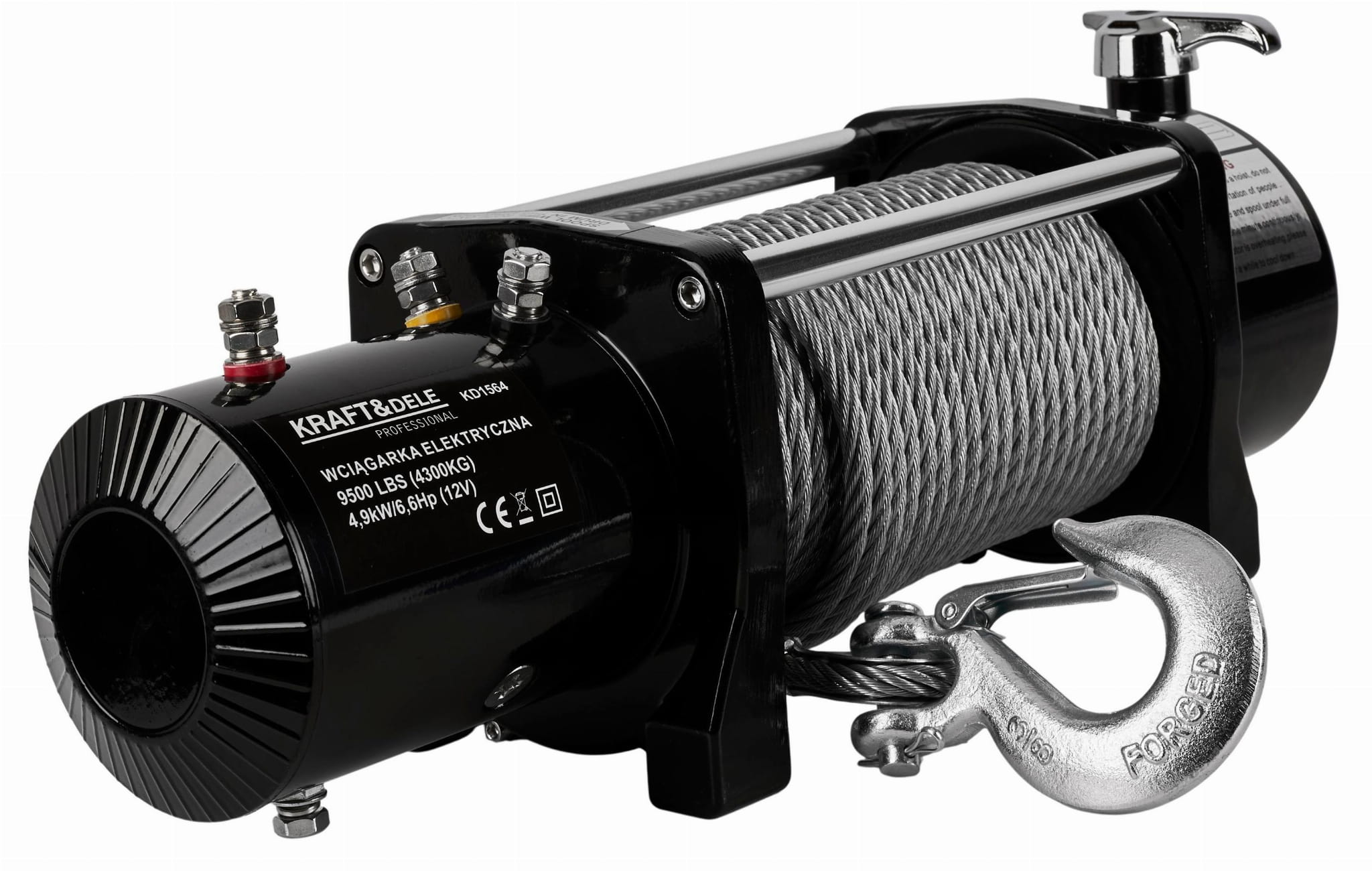 KRAFT&DELE Elektrický naviják 9500 lb 12 V KD1564