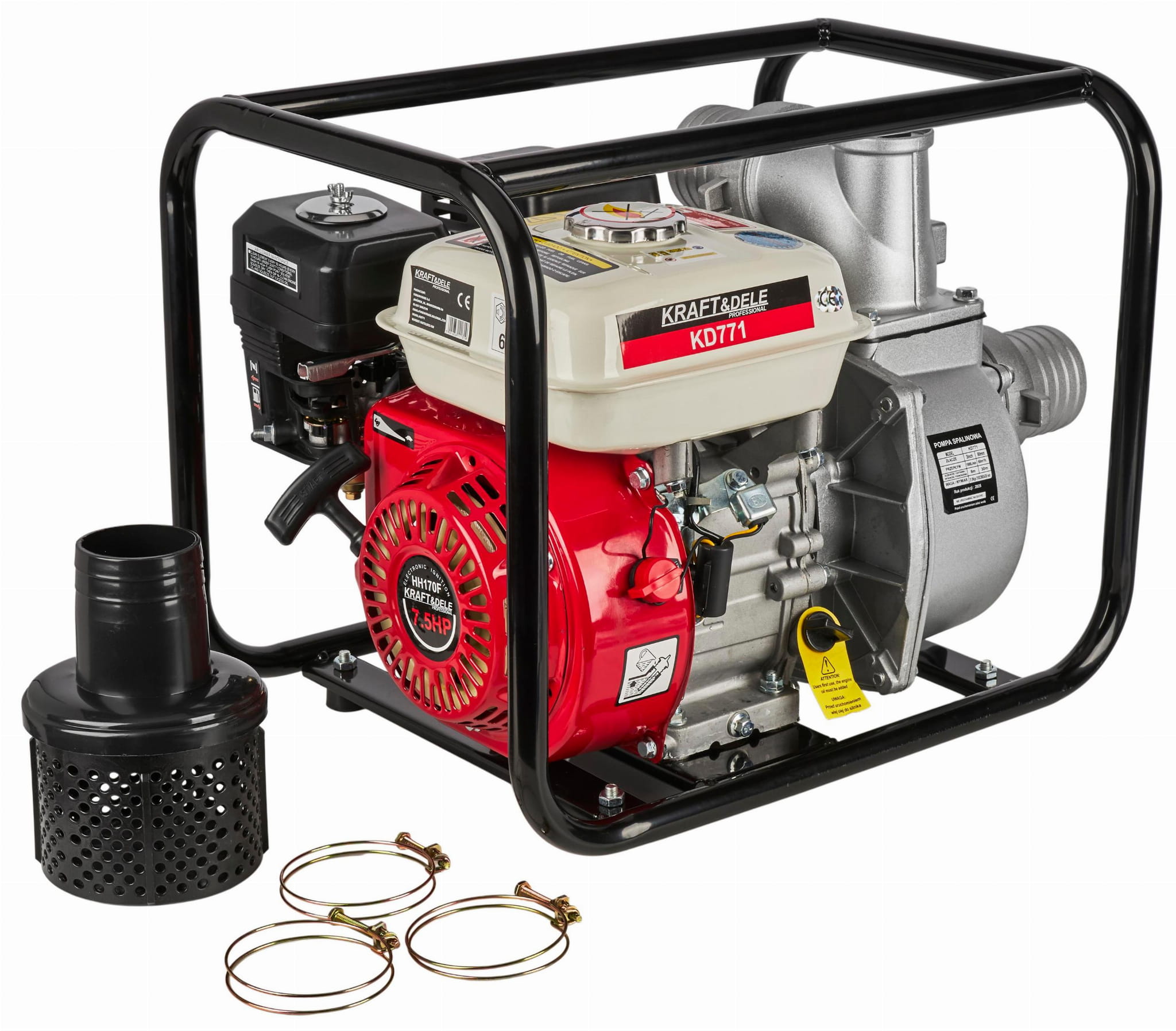 Motorové čerpadlo, benzínové čerpadlo 3" na vodu, 1000 l/min KD771