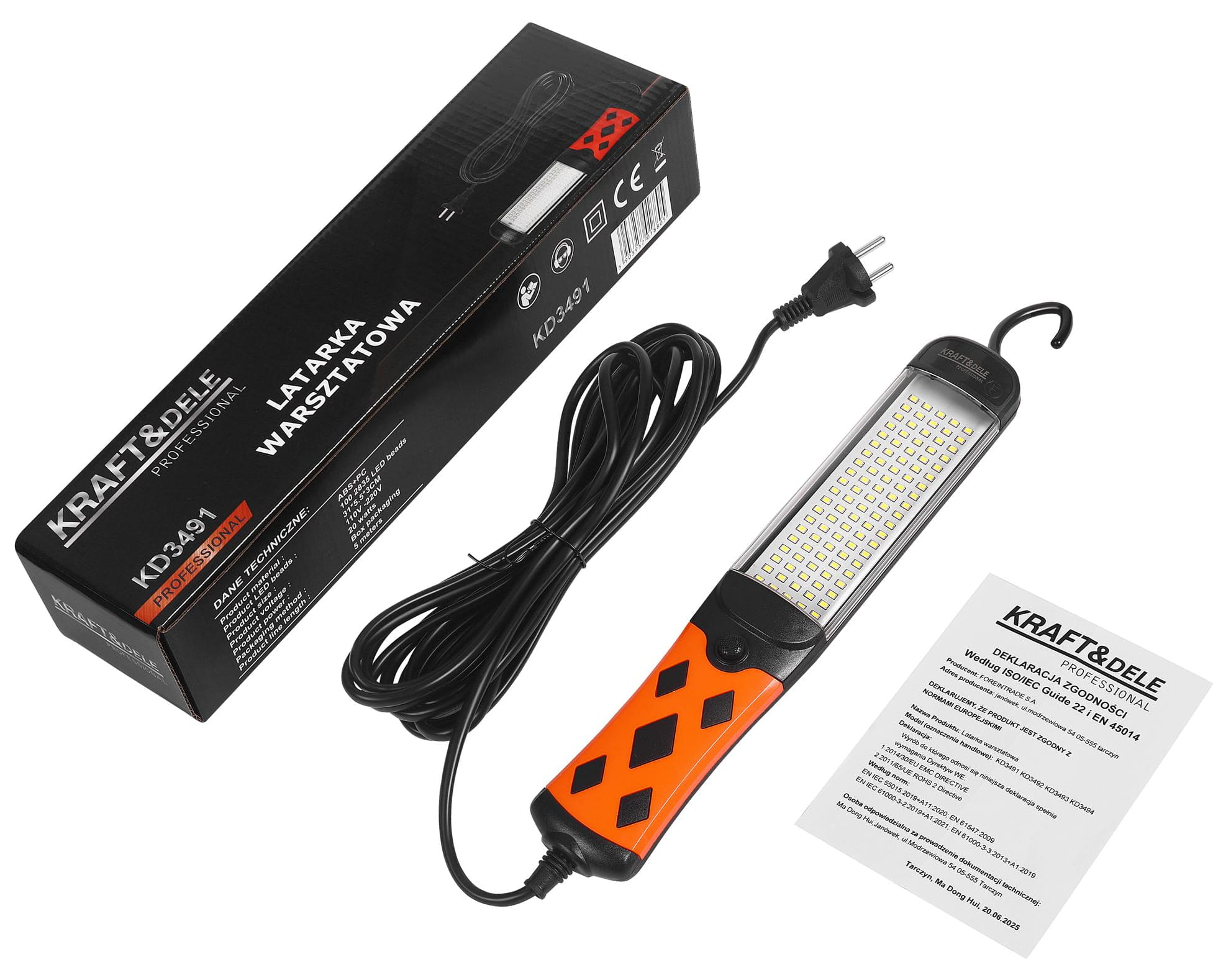 LED svítilna do dílny KD3491