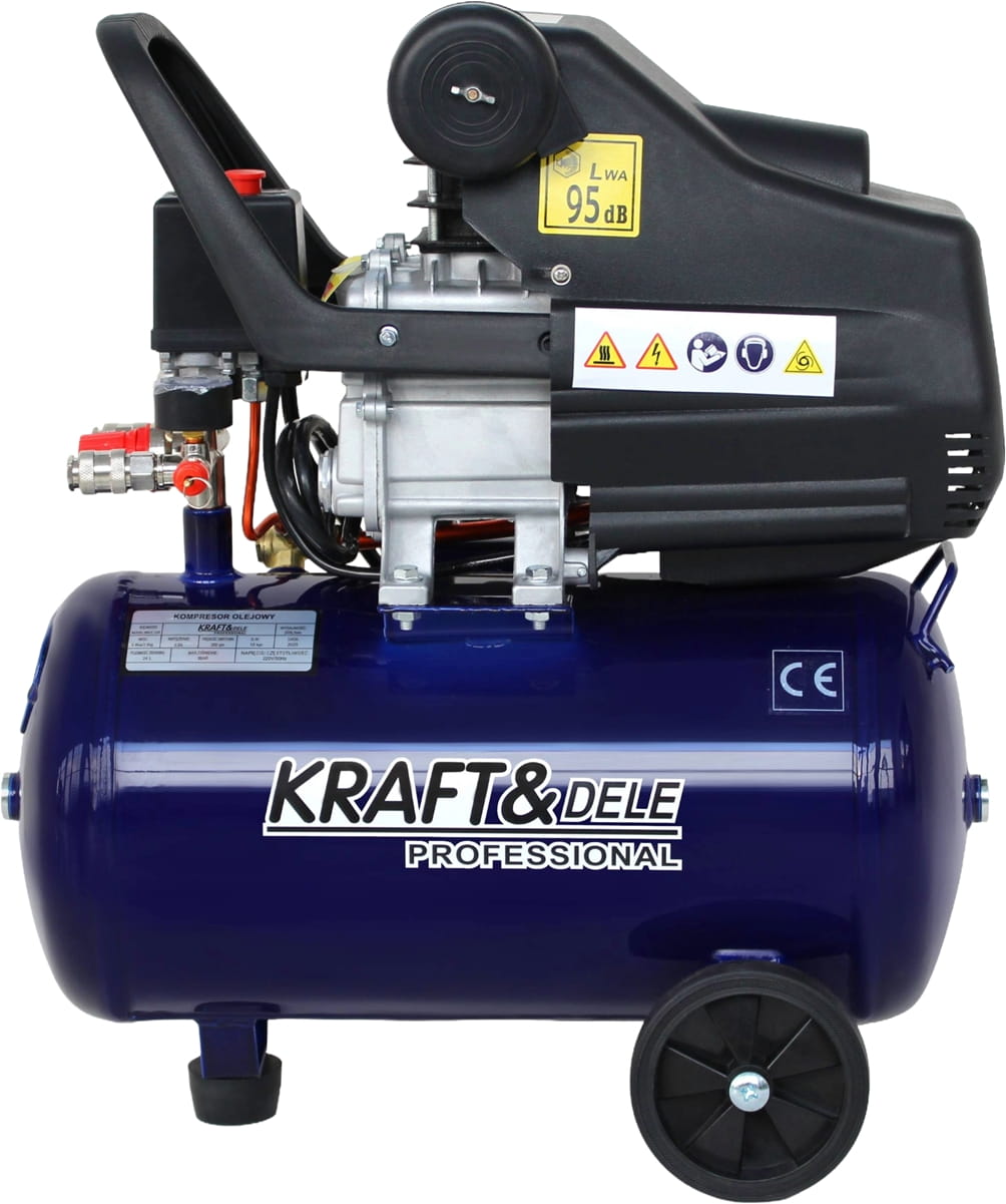 Olejový kompresor 24 l, 2800 W, 205 l/min KD4050