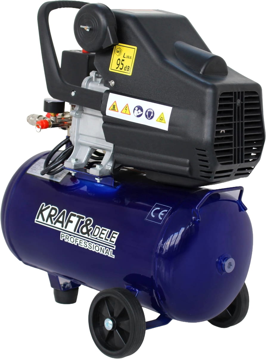Olejový kompresor 24 l, 2800 W, 205 l/min KD4050