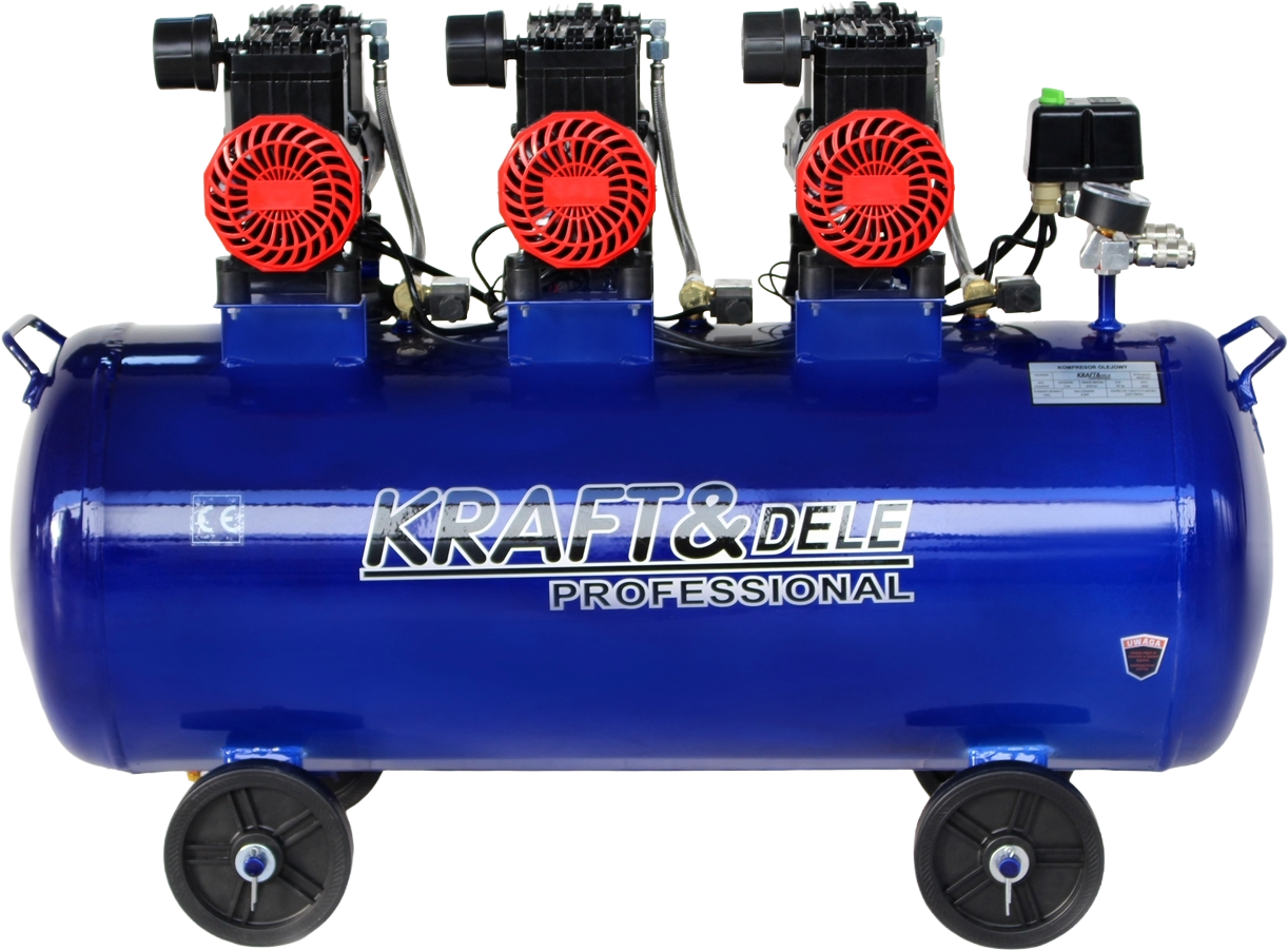 Bezolejový kompresor 100 l, 6000 W, 660 l/min KD4094