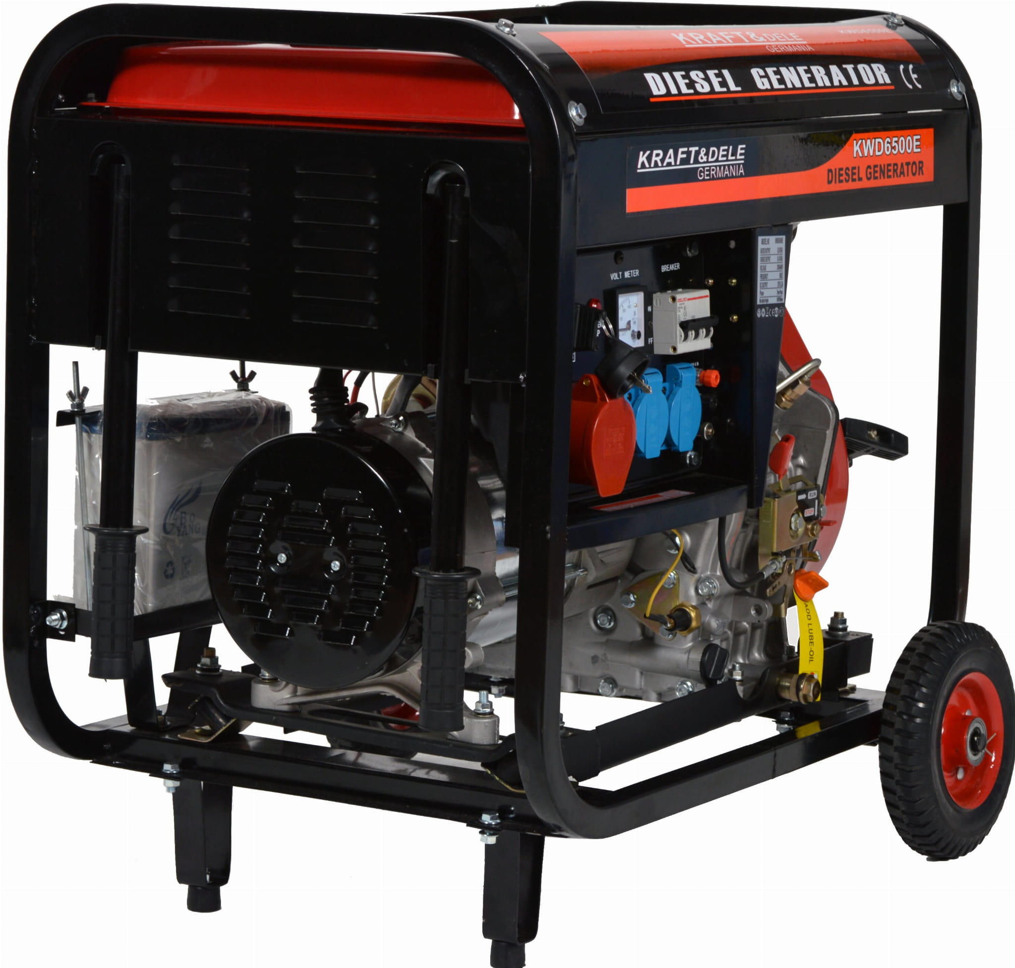 Dieselový generátor 6500 W, 12/230/380 V KD120