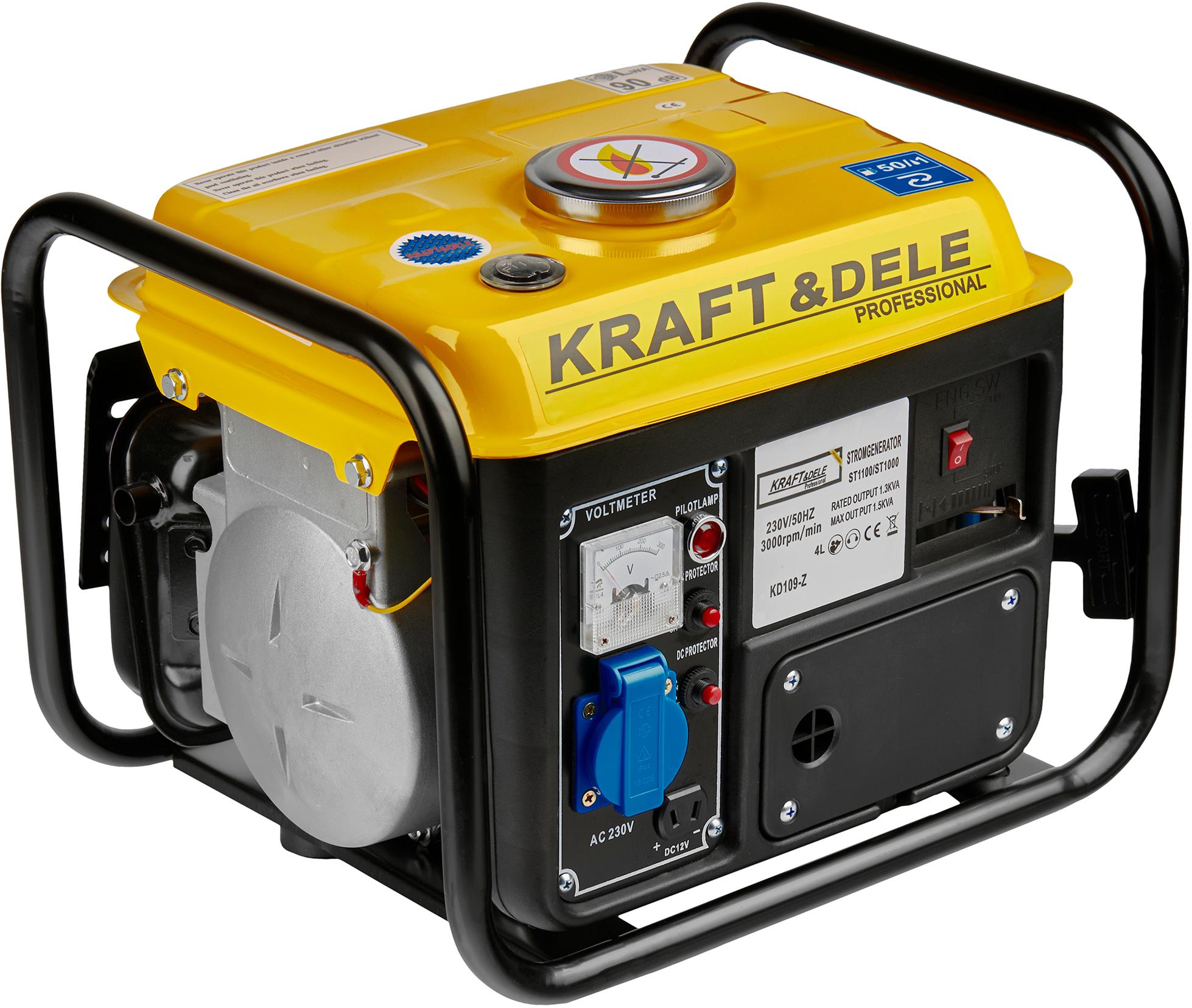 KRAFT&DELE Generátor 1200 W, 12/230 V KD109Z