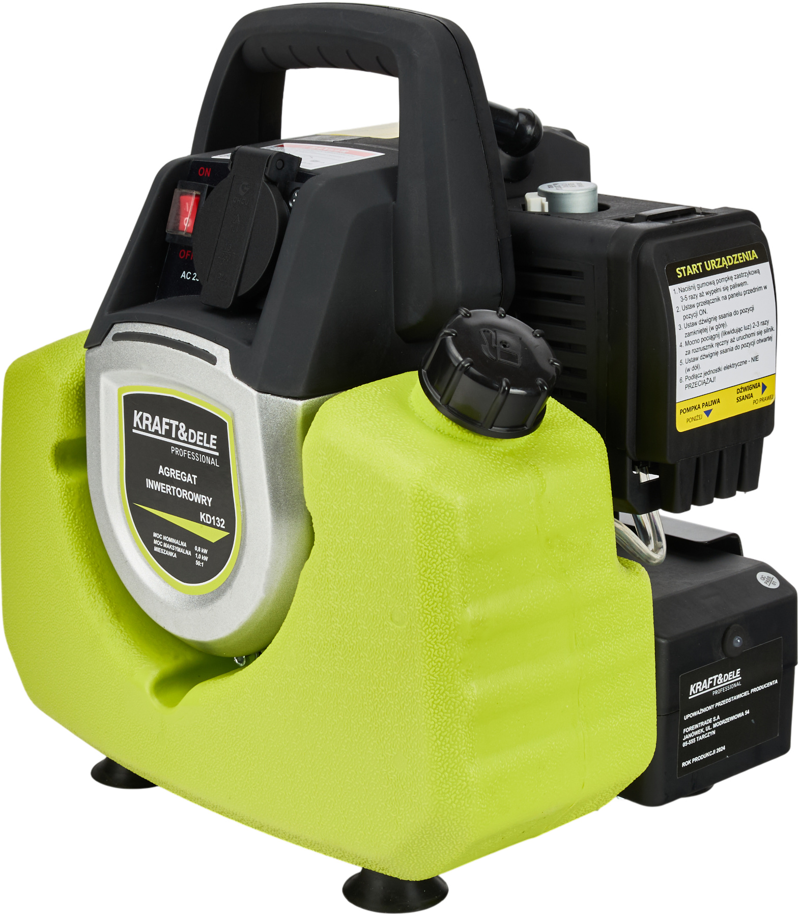 Invertorový generátor 1000 W KD132