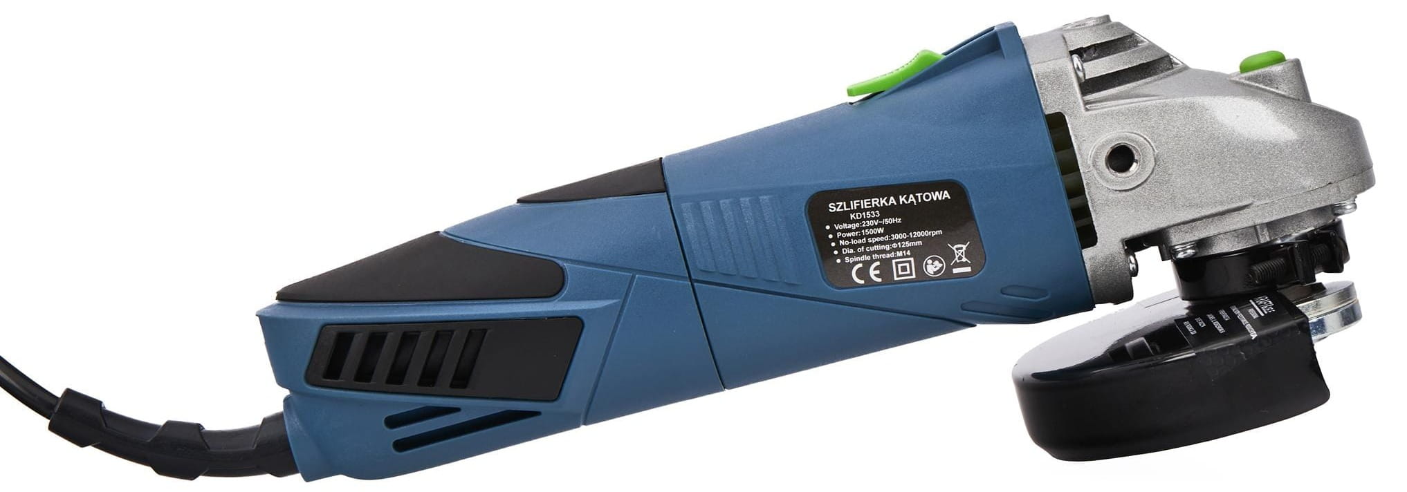 Úhlová bruska 125 mm, 1500 W KD1533