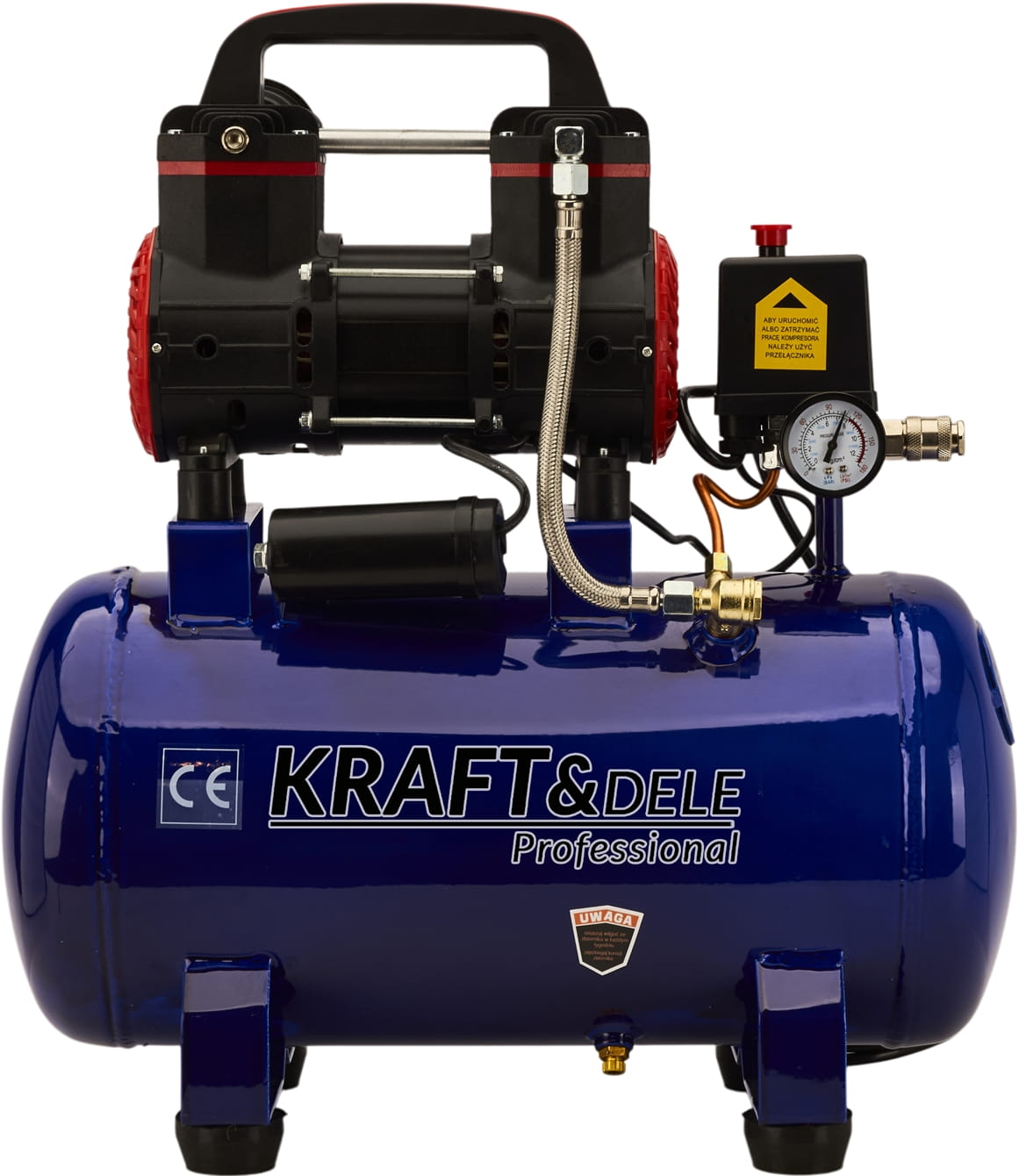 Bezolejový kompresor 24 l, 1390 W, 220 l/min KD2128