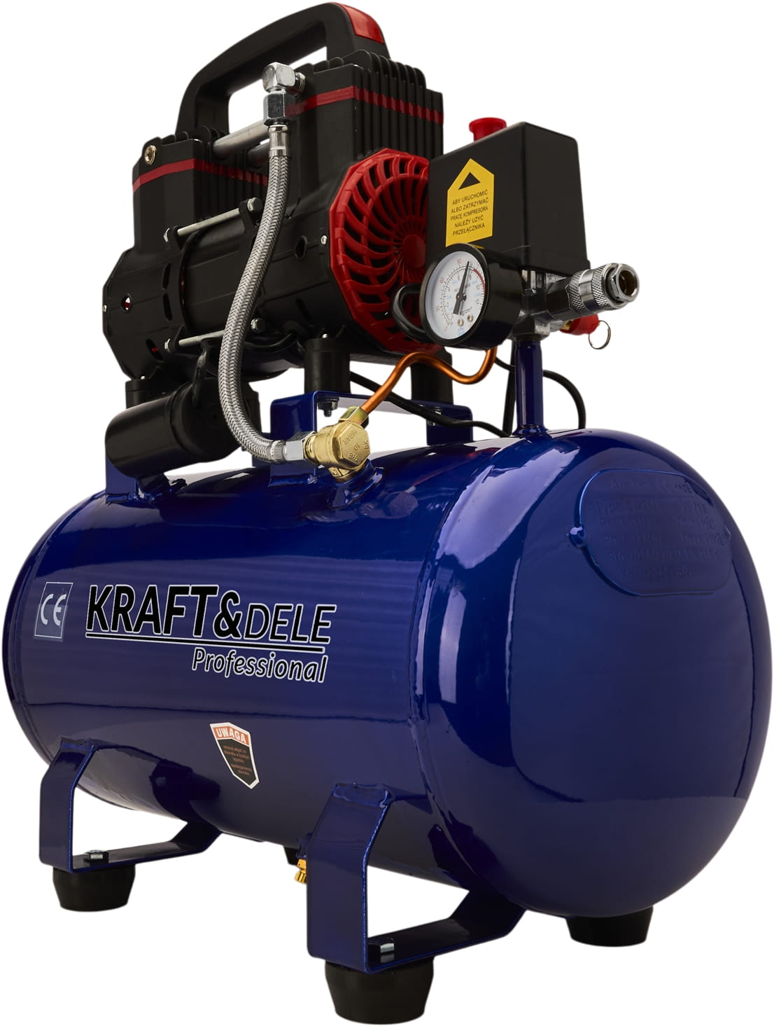 Bezolejový kompresor 24 l, 1390 W, 220 l/min KD2128