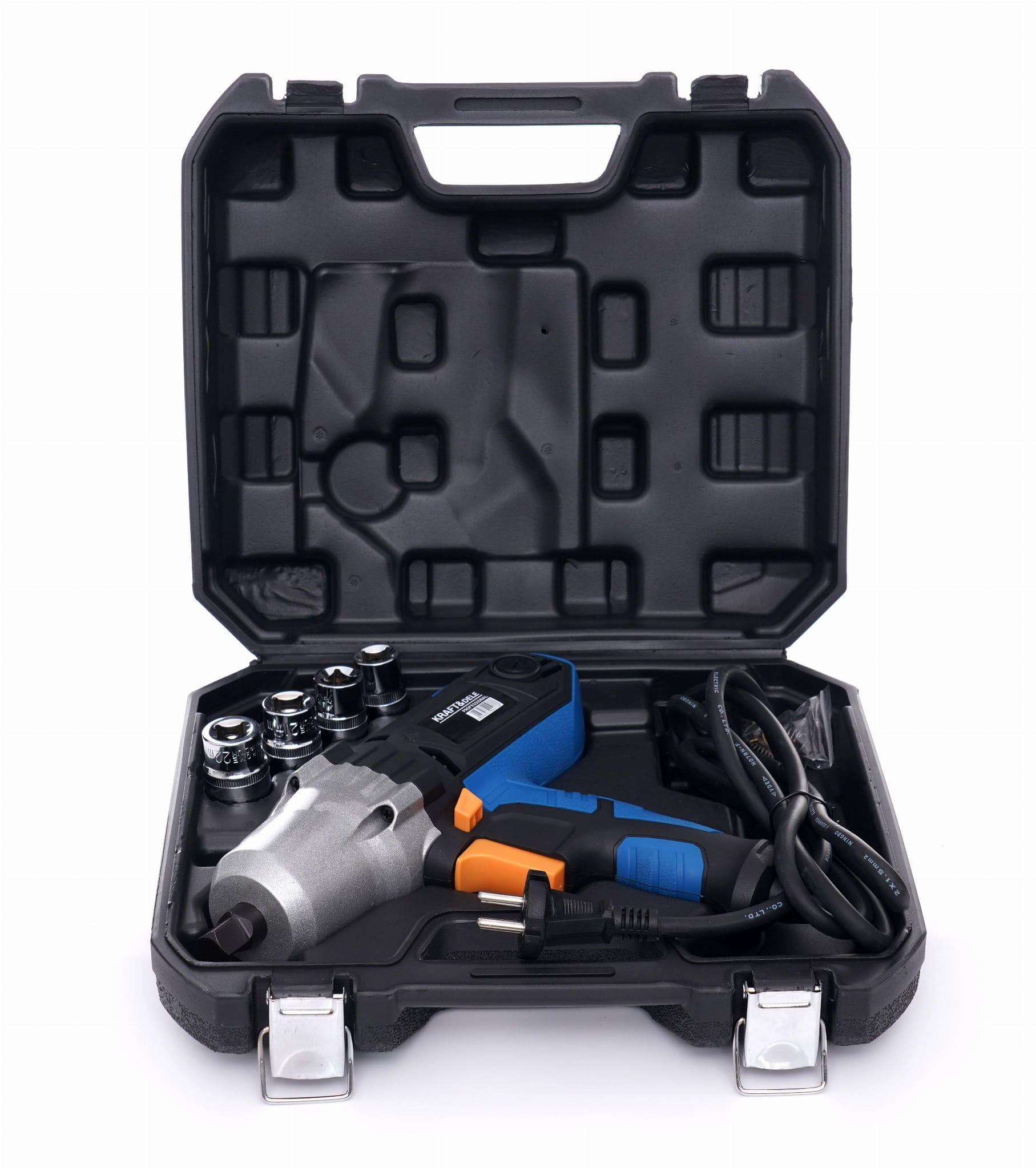 KRAFT&DELE Elektrická rázová utahovačka 1/2" + kufřík + násadky KD1796