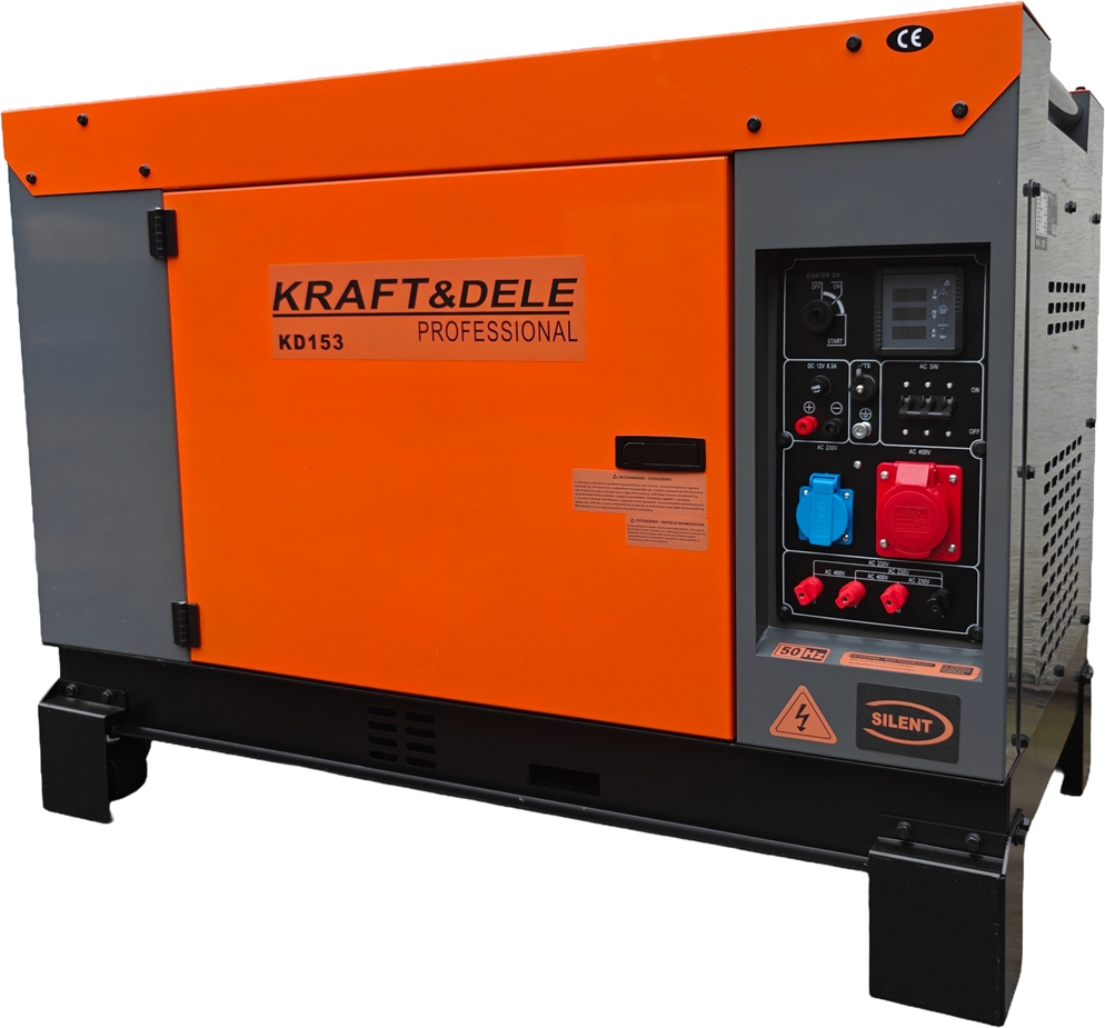 Třífázový dieselový generátor 14/15,5 kW KD153